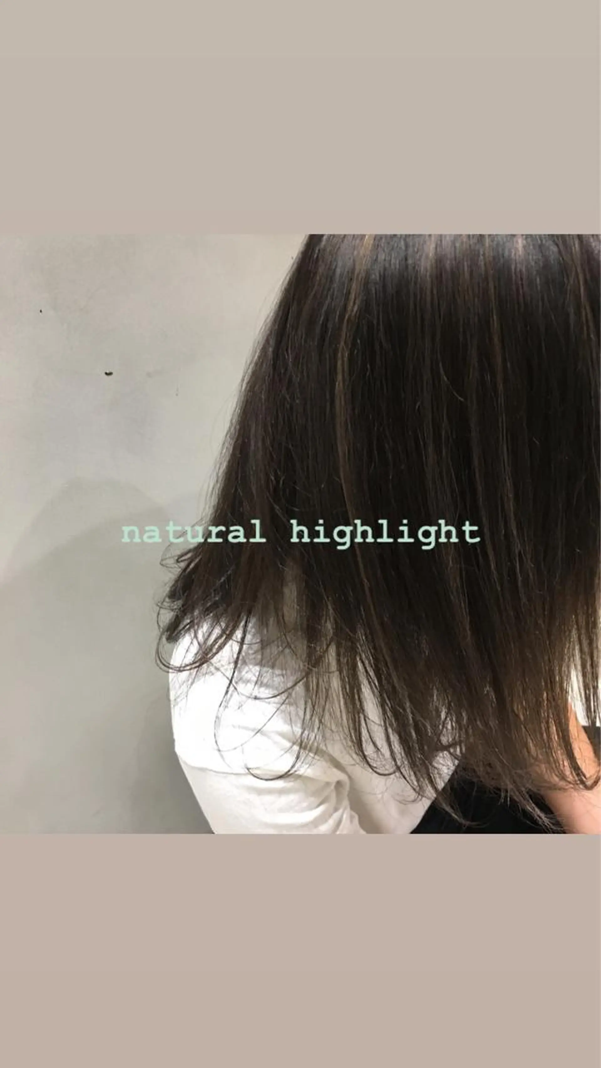 カラー 透明感カラー ハイライトカラー 美容室ANY所属・トップスタイリスト 赤塚蓉子のヘアスタイル
