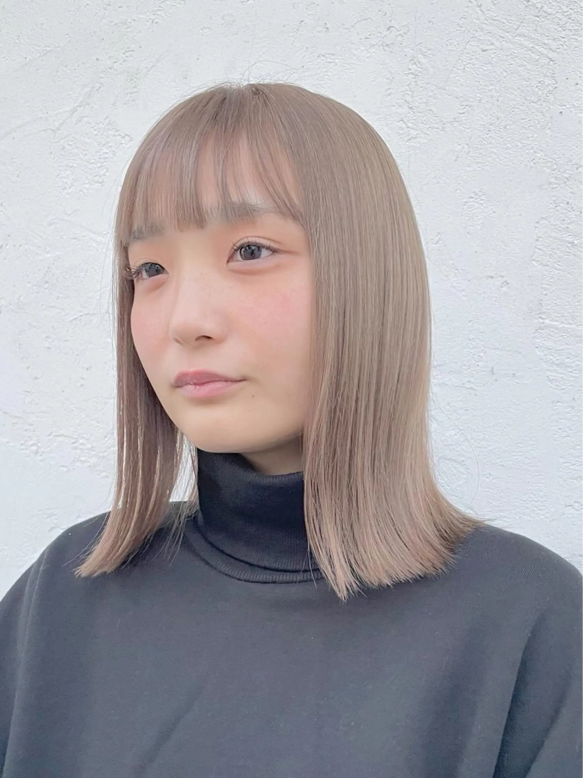 ショート カラー 顔周りカット× 髪質改善【リョウ】のヘアスタイル
