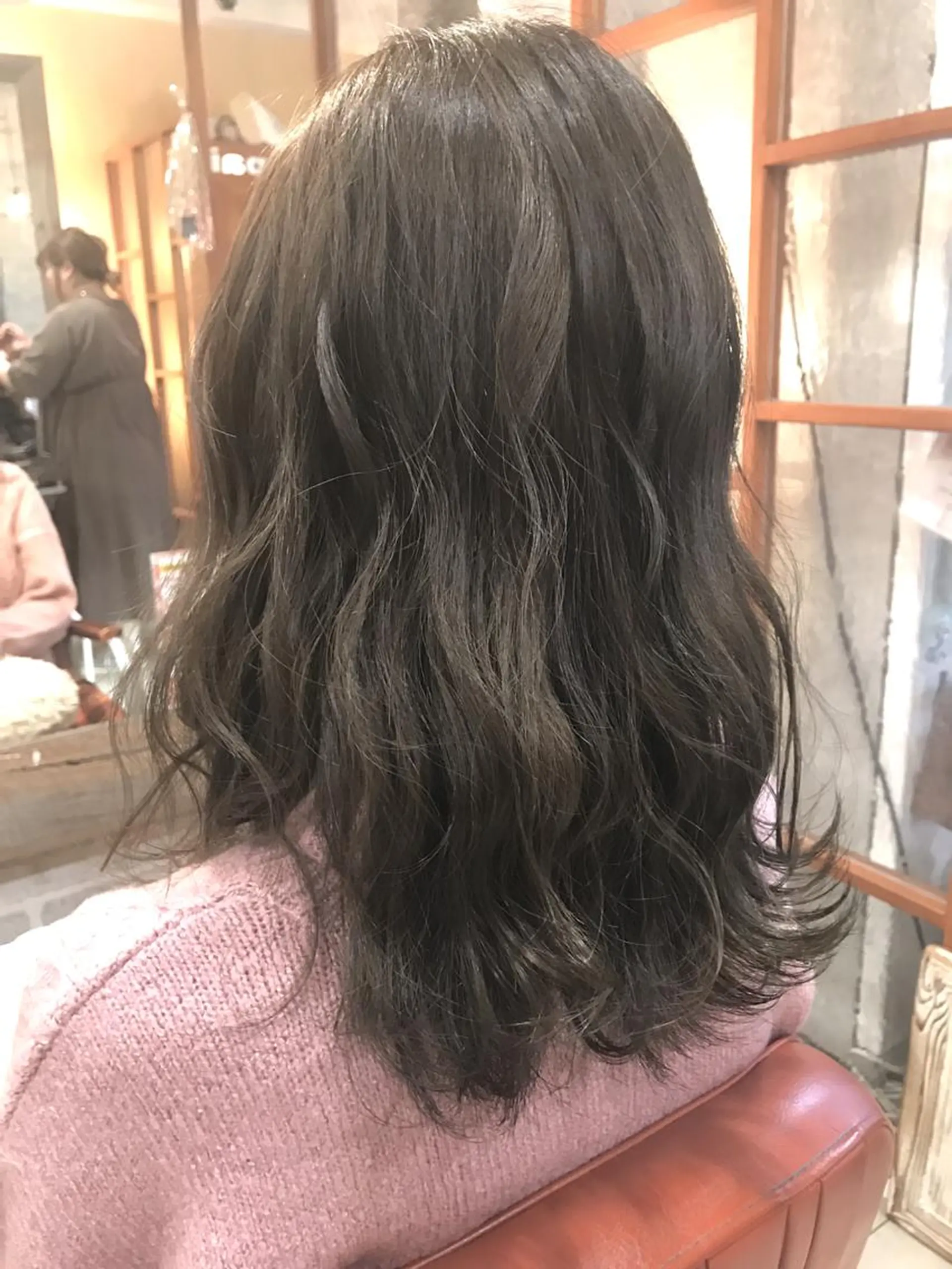 ミディアム カラー ヘアアレンジ 結婚式・ブライダル ミディアムパーマ ボブ くせ毛 外国人風カラー 増子 幹樹のヘアスタイル