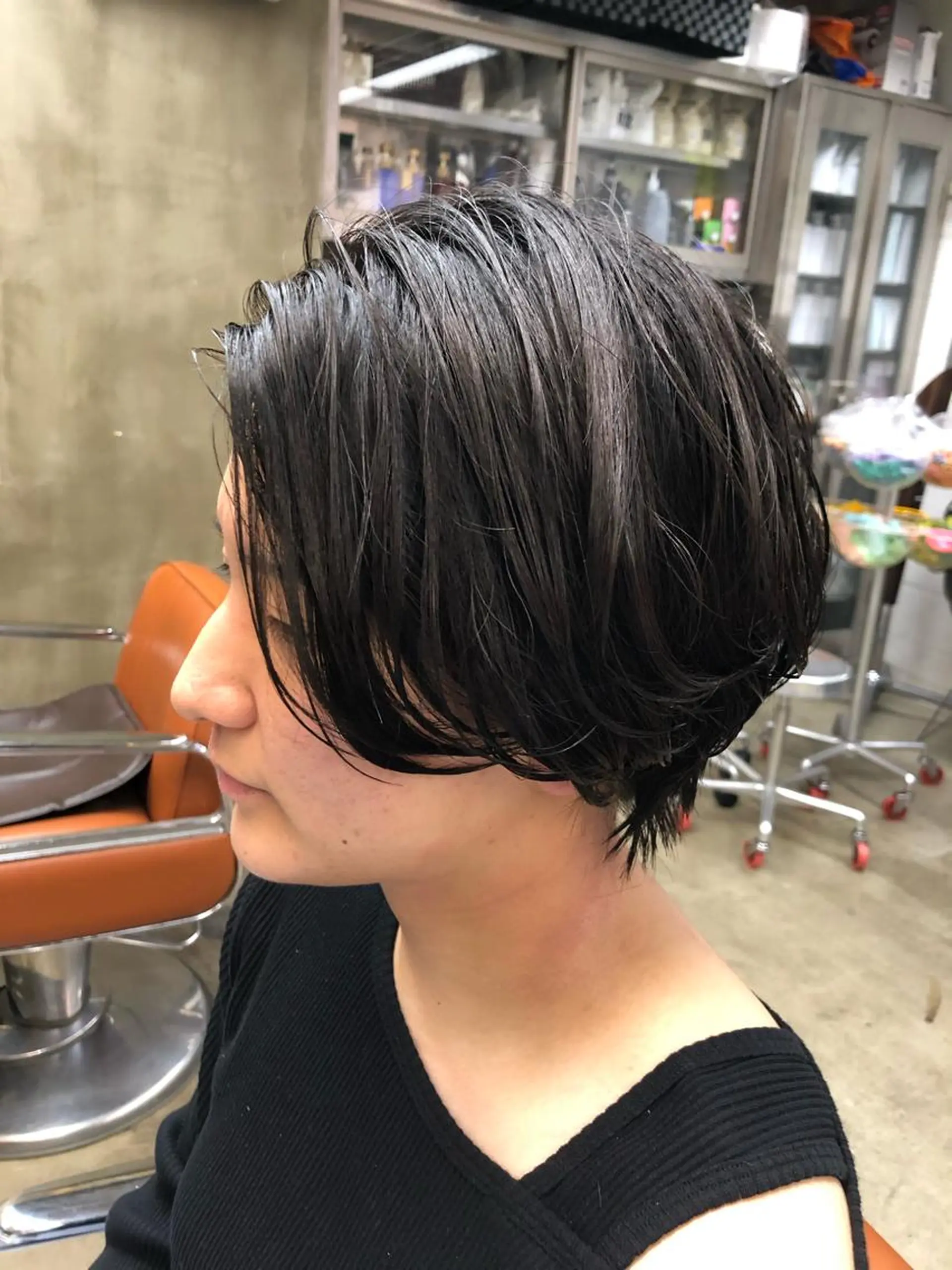ショート パーマ ハンサムショート ショートヘア カット パーマ ROBOT   PLUS所属・大野 悠平のヘアスタイル