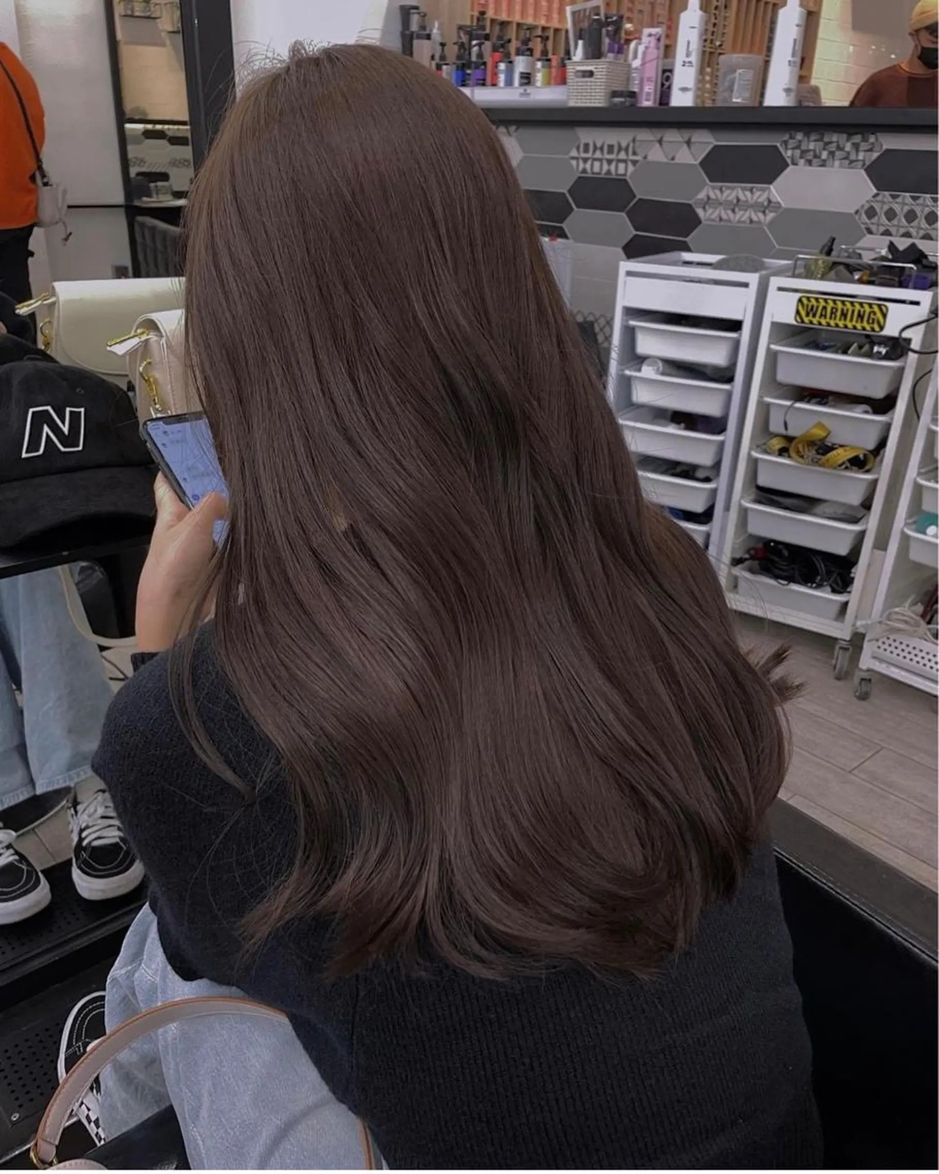 ロング カラー ヘアカラー トリートメント THESALONS所属・🤍ブリーチカラー /寄田龍樹🤍のヘアスタイル