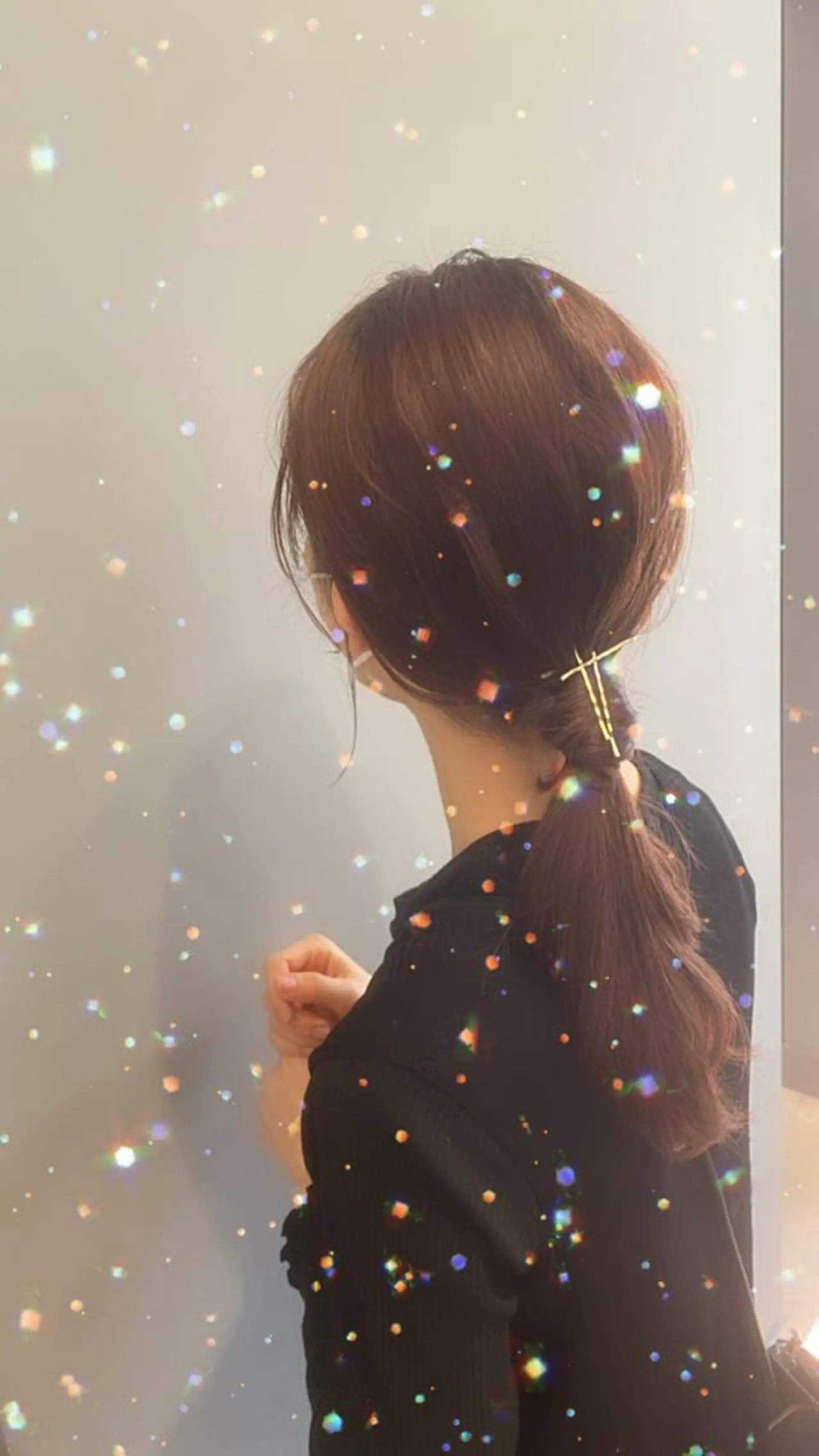 セミロング カラー ヘアアレンジ 加藤 愛実のヘアスタイル