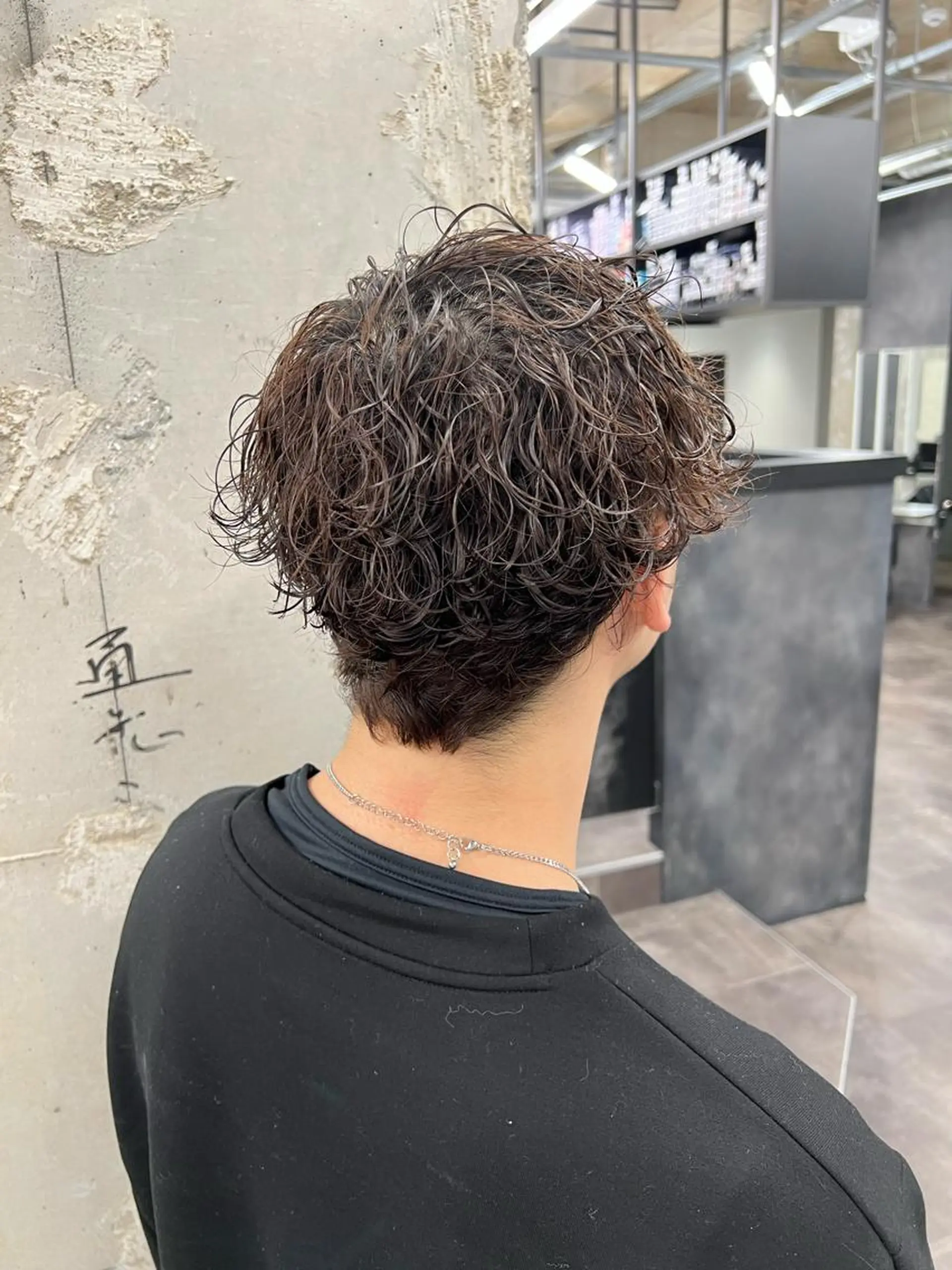 パーマ メンズ カット パーマ je suis heureuse所属・ハイライトカラー 🌀ゆい❣️のヘアスタイル