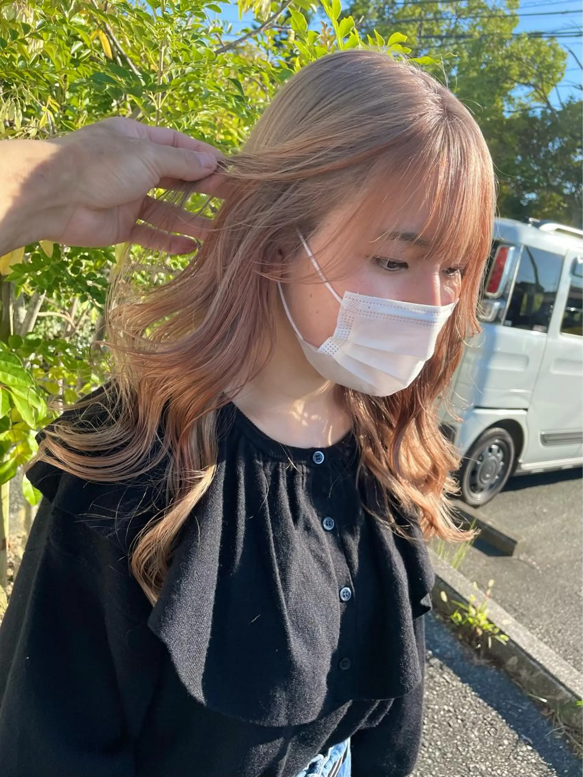 ロング ヘアカラー トリートメント Lit所属・Lit.豊橋 夏目のヘアスタイル
