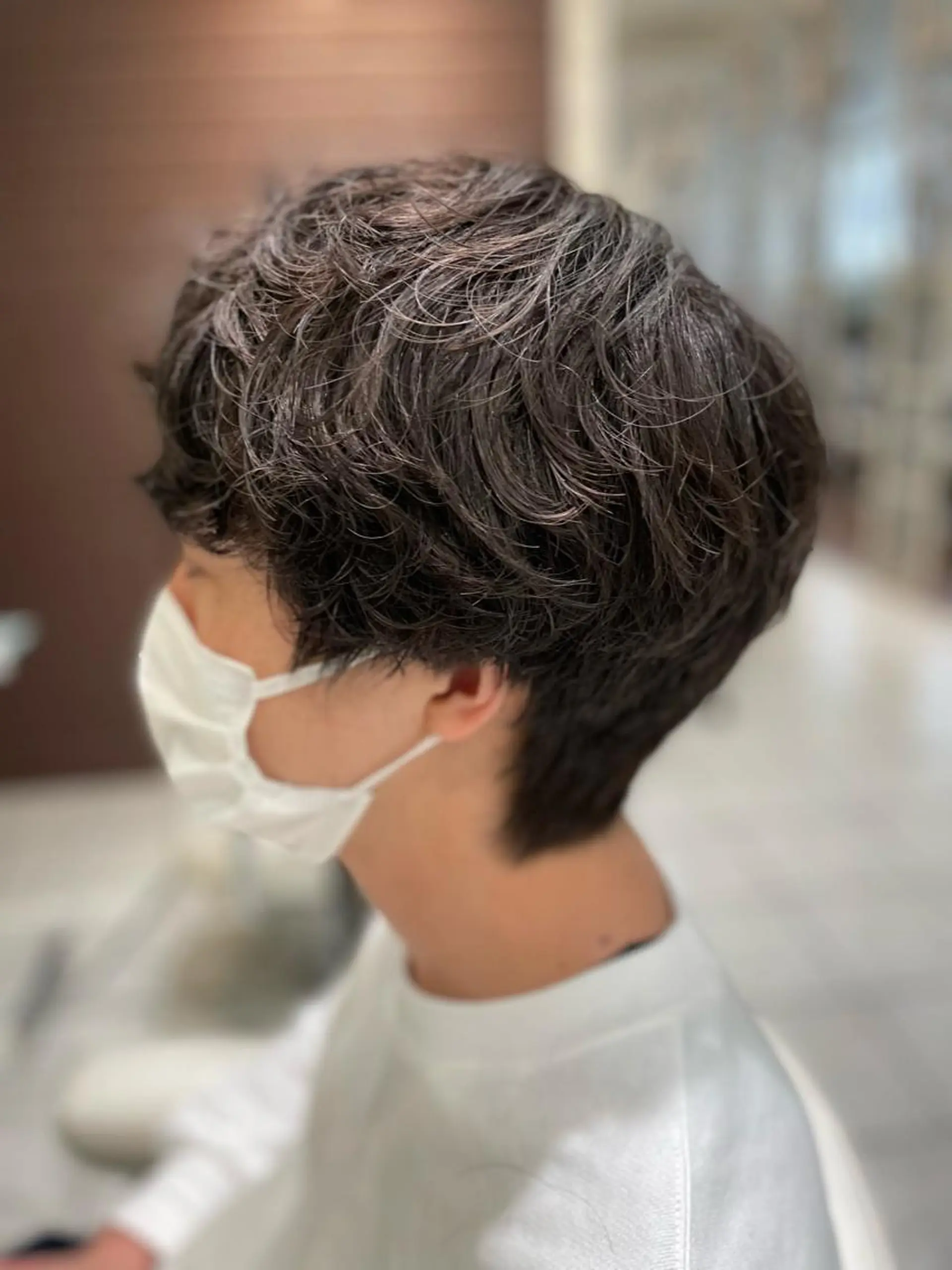 ショート カラー メンズ アッシュ アッシュグレー AGU hair vigor 三条店所属・AGU 三条店 林　雄のヘアスタイル