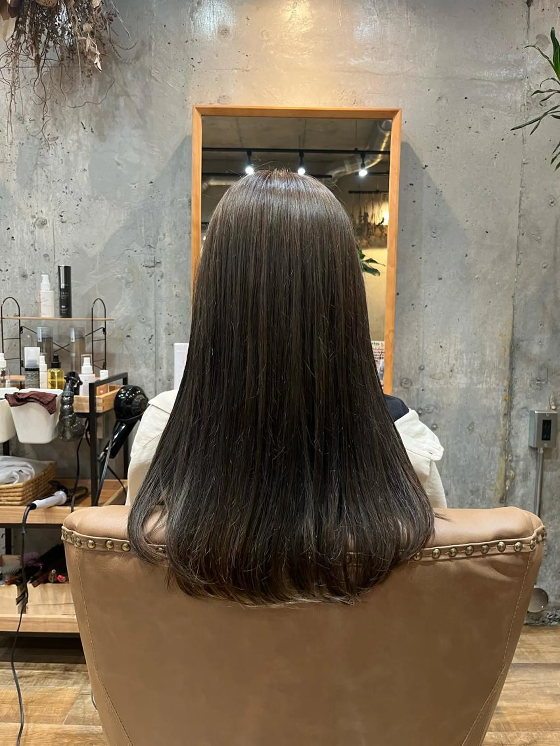 ロング アッシュ アッシュブラウン ヘアカラー ♡モデル様大募集 FUU♡のヘアスタイル
