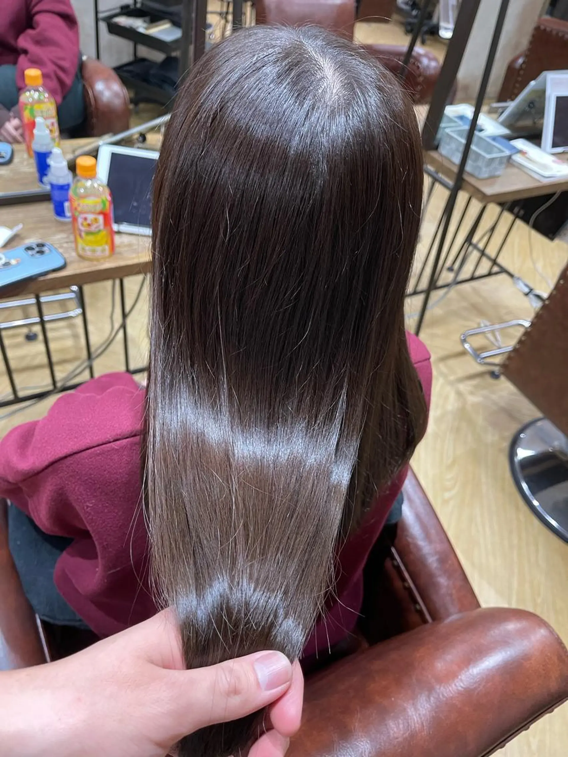 ミディアム カット ヘアカラー antica YOSHIのヘアスタイル