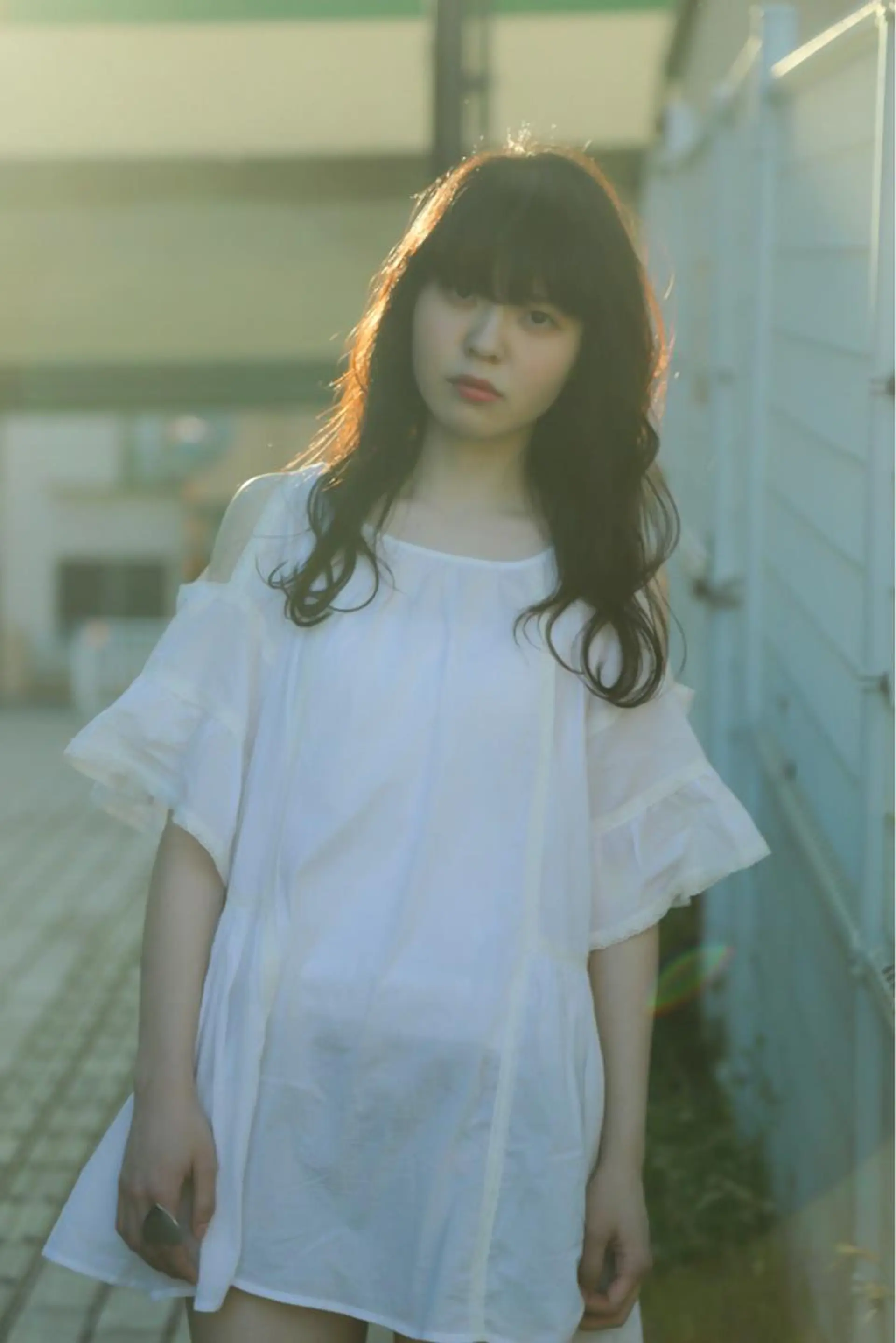 ロング パーマ くせ毛 オーストヘアージジ所属・TAI透明カラー 柔らかい縮毛矯正のヘアスタイル