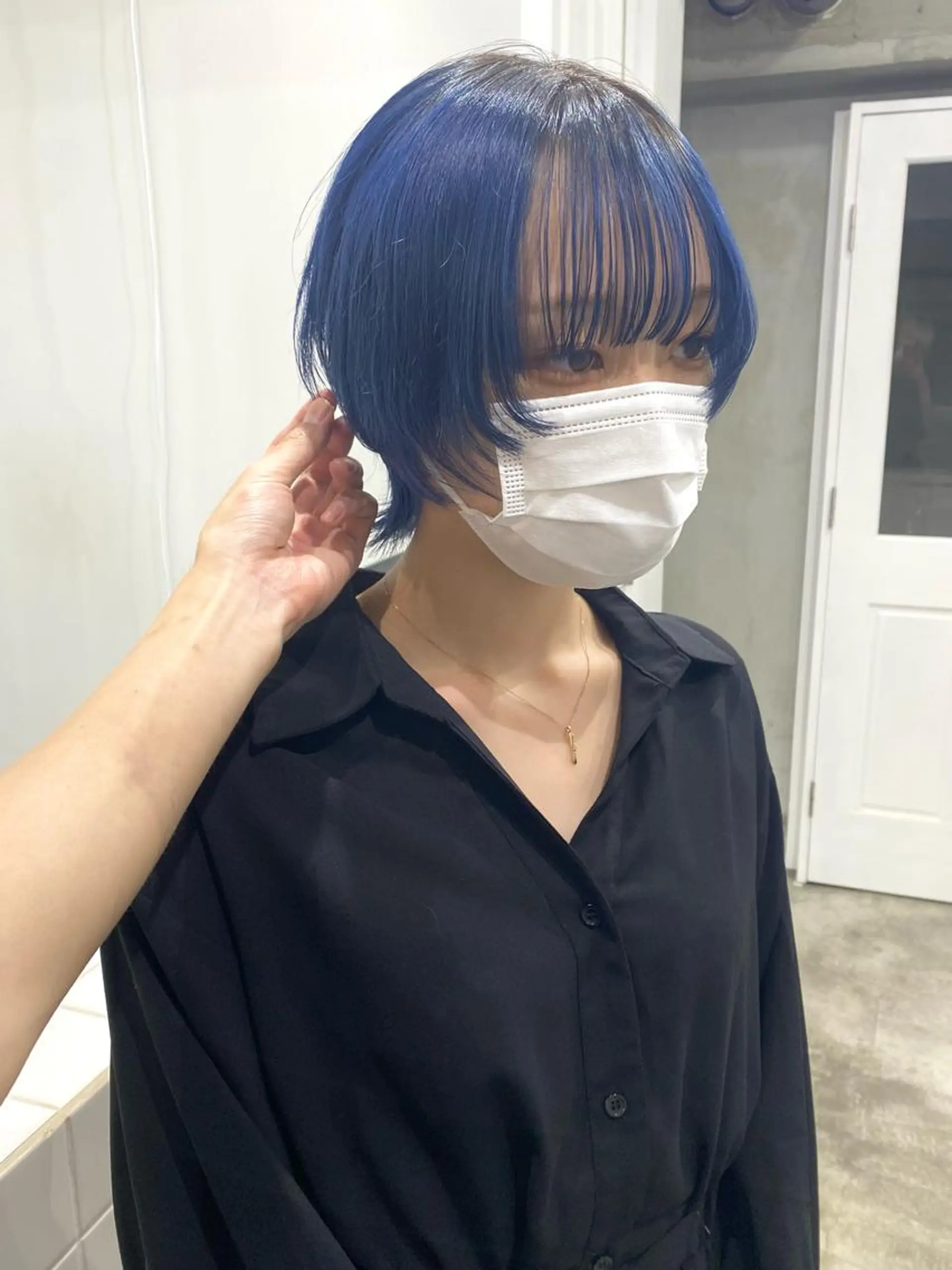 ショート カラー ヘアアレンジ メンズ 抜きっぱなしブロンド ササキカズマのヘアスタイル