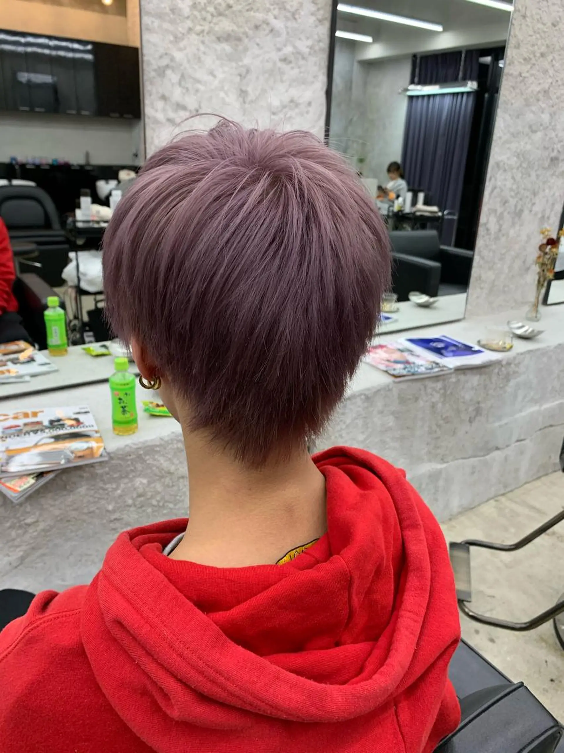 メンズ カット ヘアカラー レイヤーカット TAIKIのヘアスタイル
