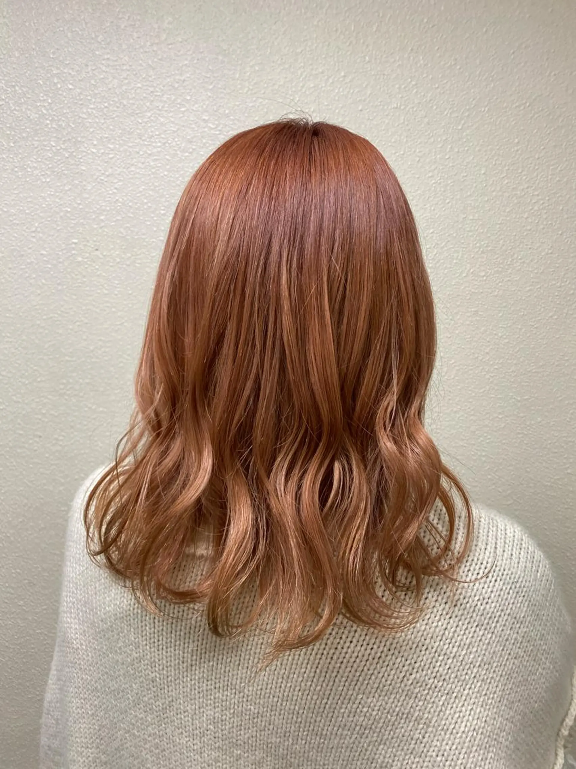 セミロング カラー カット ヘアカラー トリートメント ikeda shioriのヘアスタイル