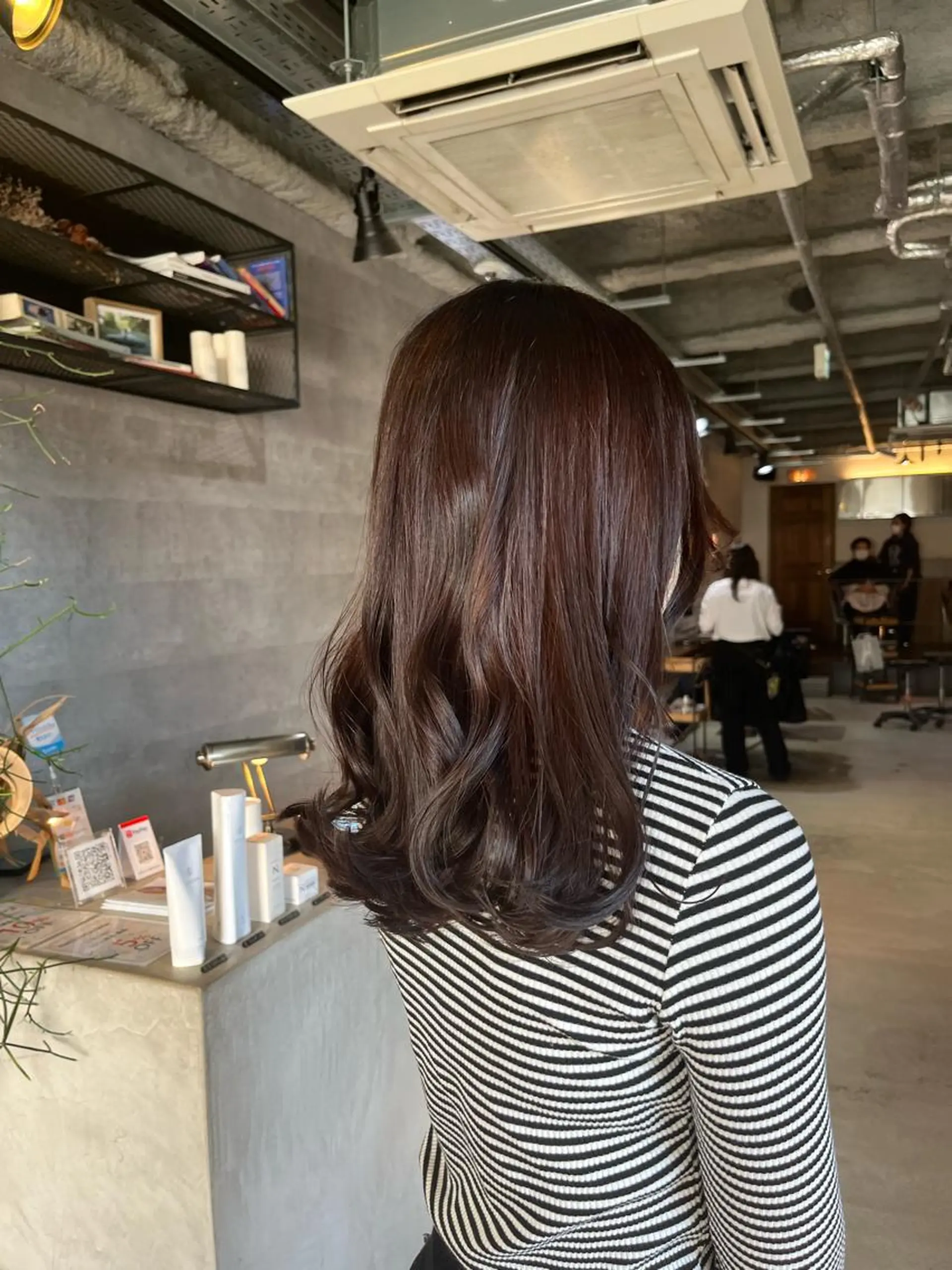 ロング カラー 透明感カラー イルミナカラー ラベンダーカラー times salon 栄所属・韓国ヘアスタイリスト Harukaのヘアスタイル