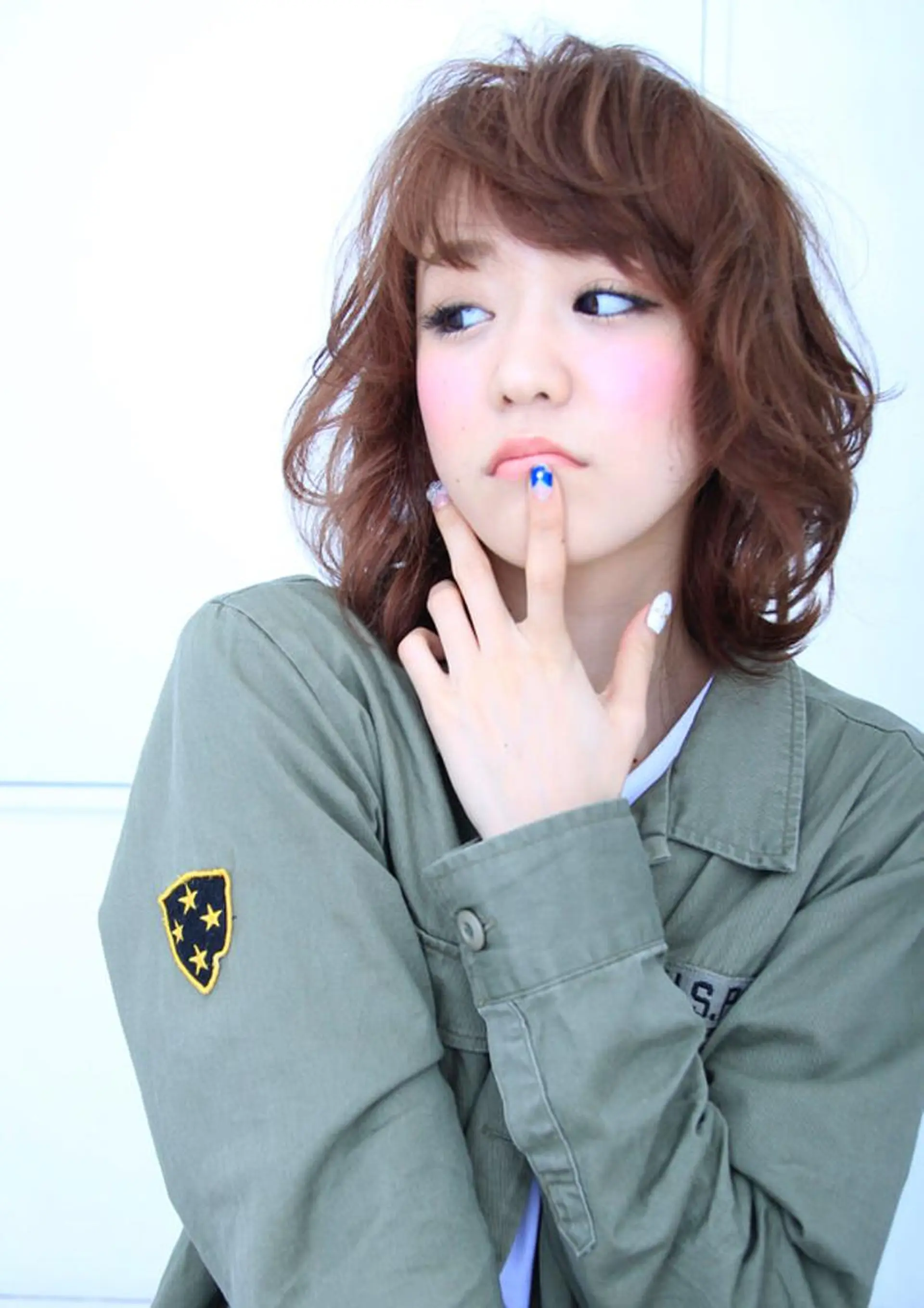 ミディアム 北谷 拓之のヘアスタイル