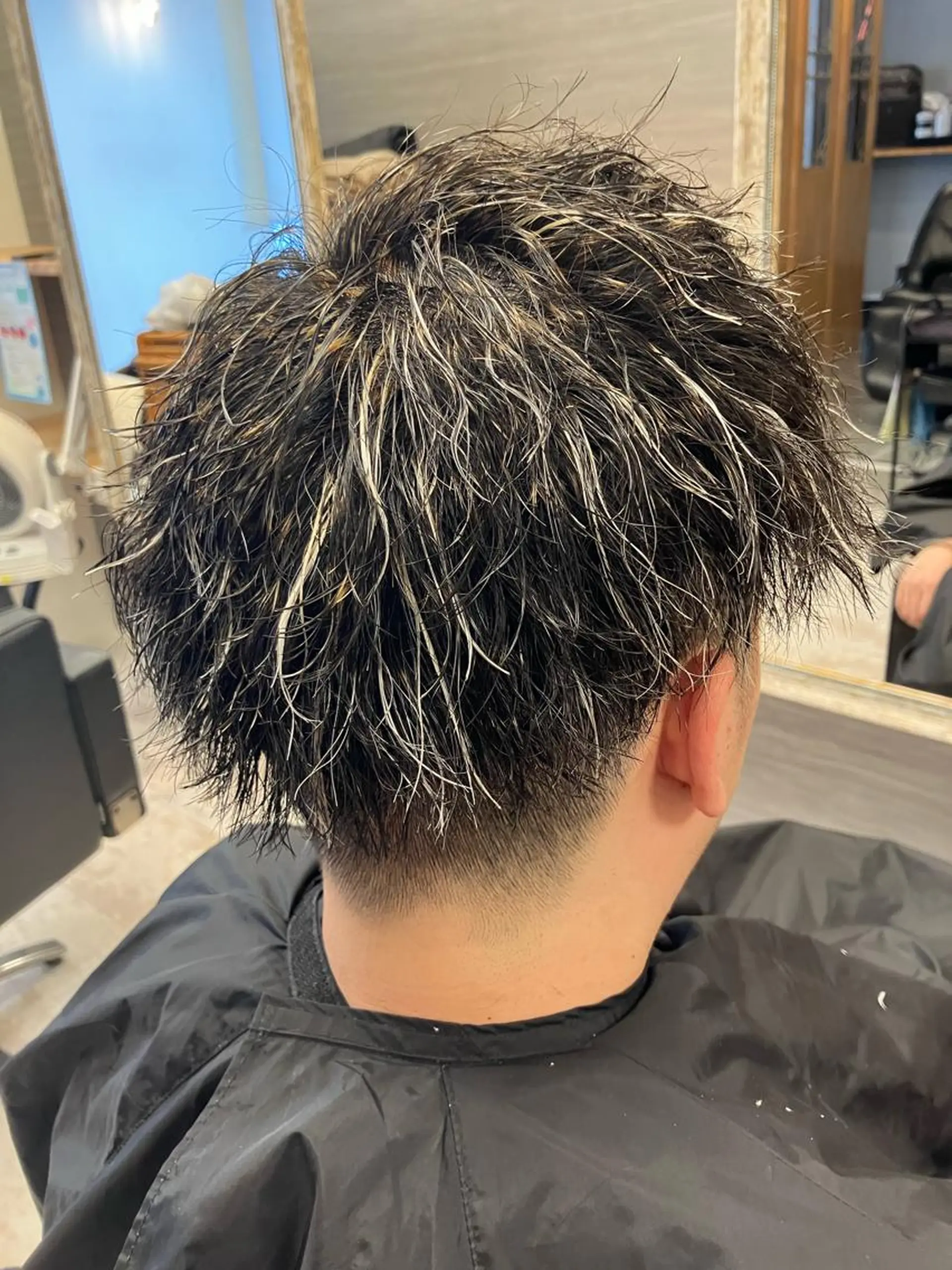 カラー パーマ メンズ カット ヘアカラー メンズ特化/パーマ/ フェードWATARUのヘアスタイル