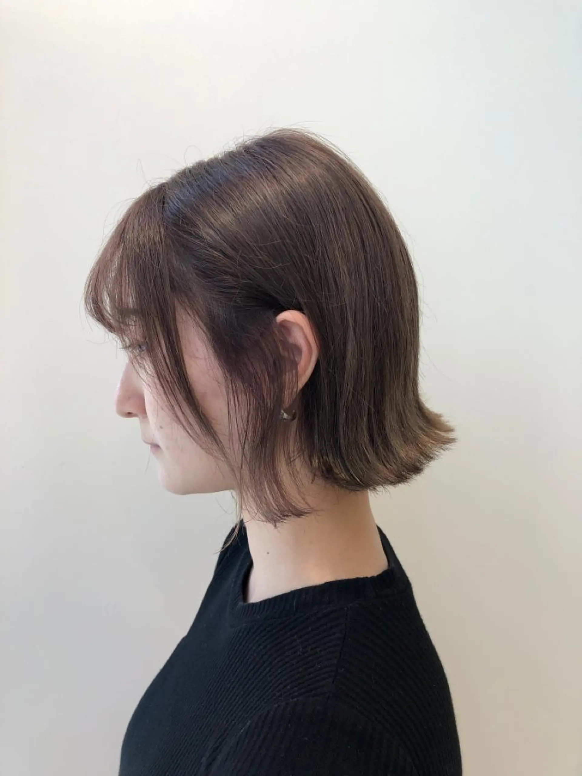 ショート 切りっぱなしボブ ボブ レイヤー⭐️カラー ⭐️平川雅史のヘアスタイル