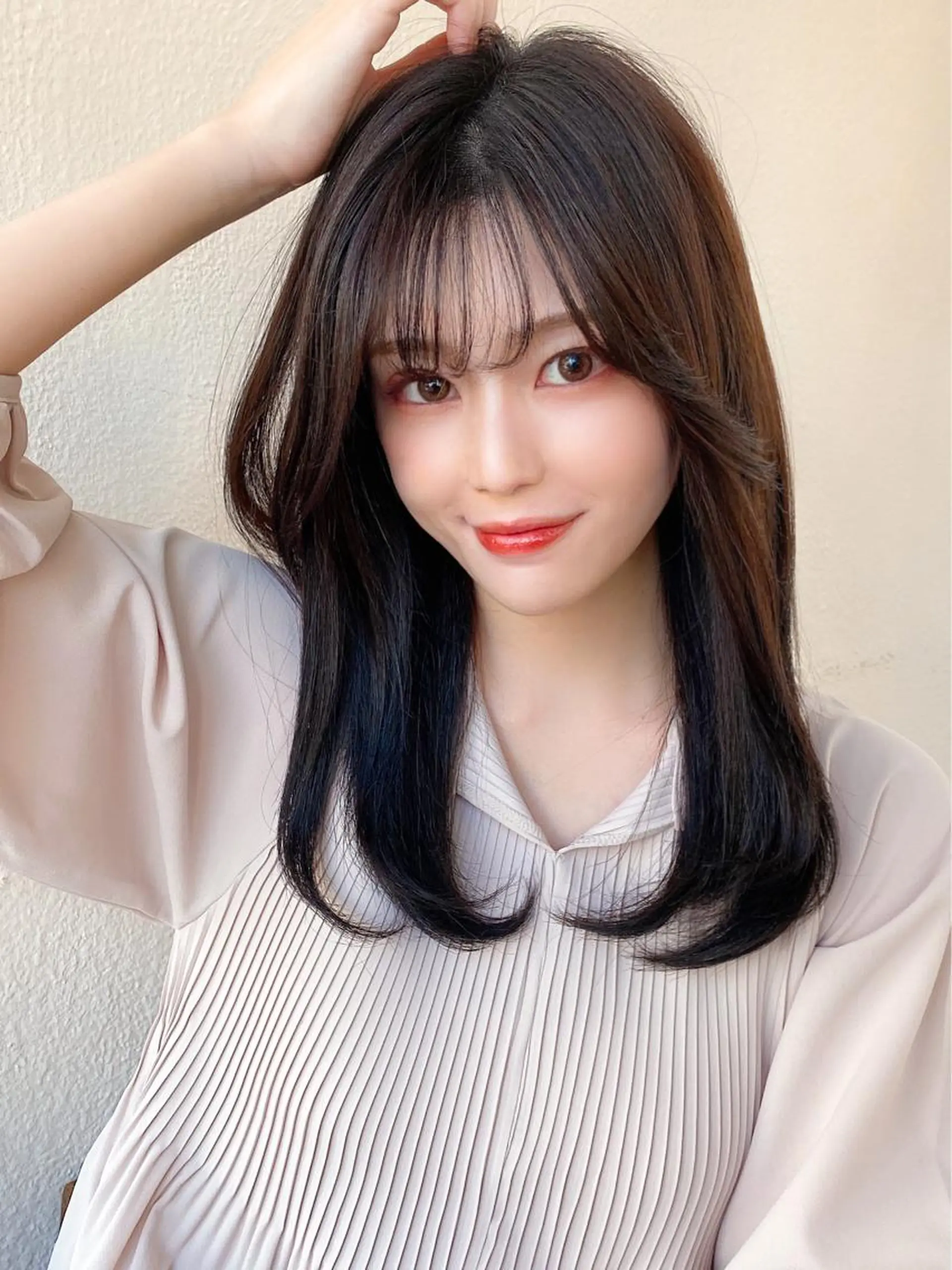 セミロング カラー カット ヘアカラー トリートメント AFLOAT/L♡ Naomiのヘアスタイル