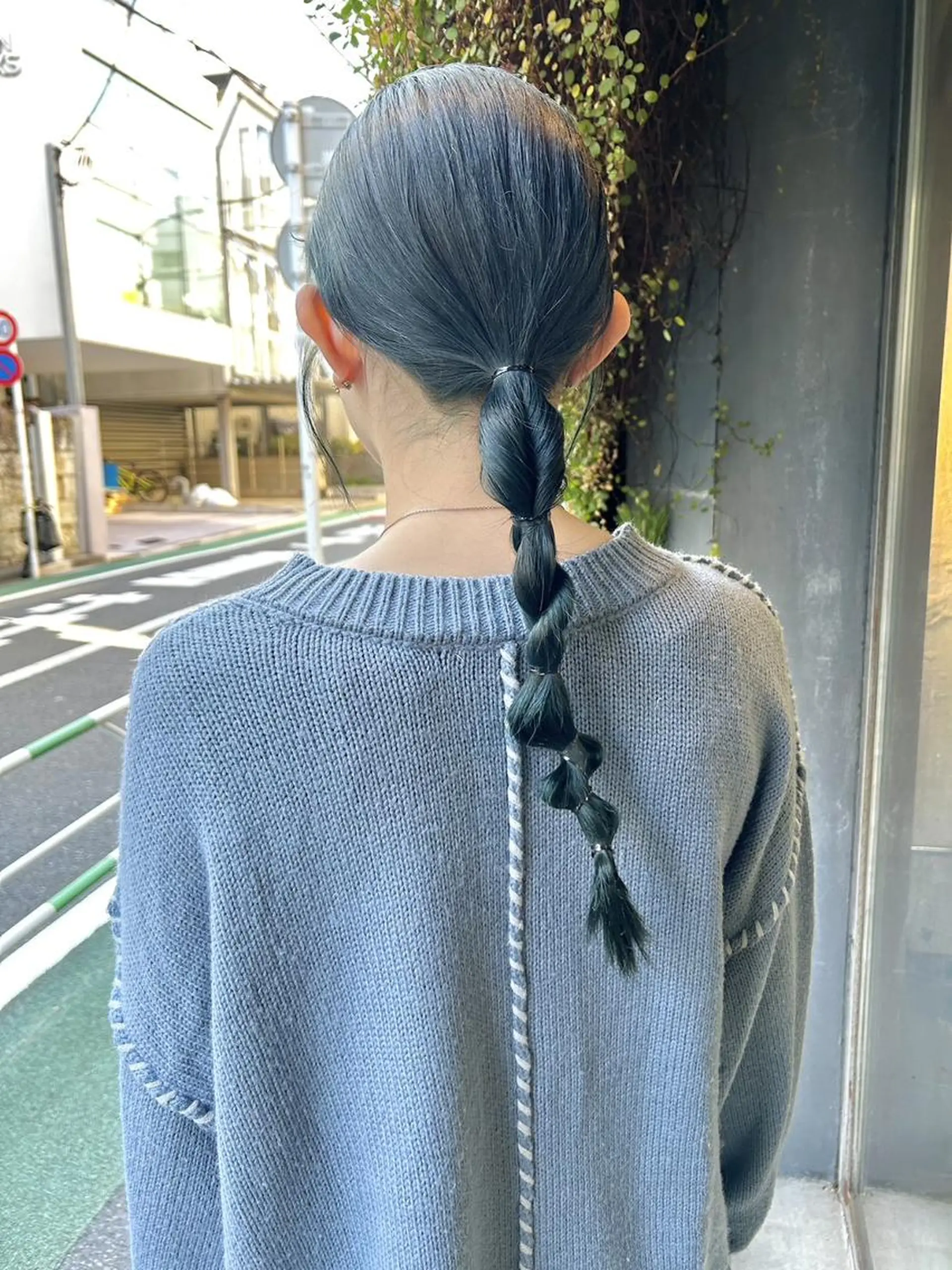 カラー ロング カット ヘアカラー トリートメント 🌼U24 ヘアデザインラボのヘアスタイル