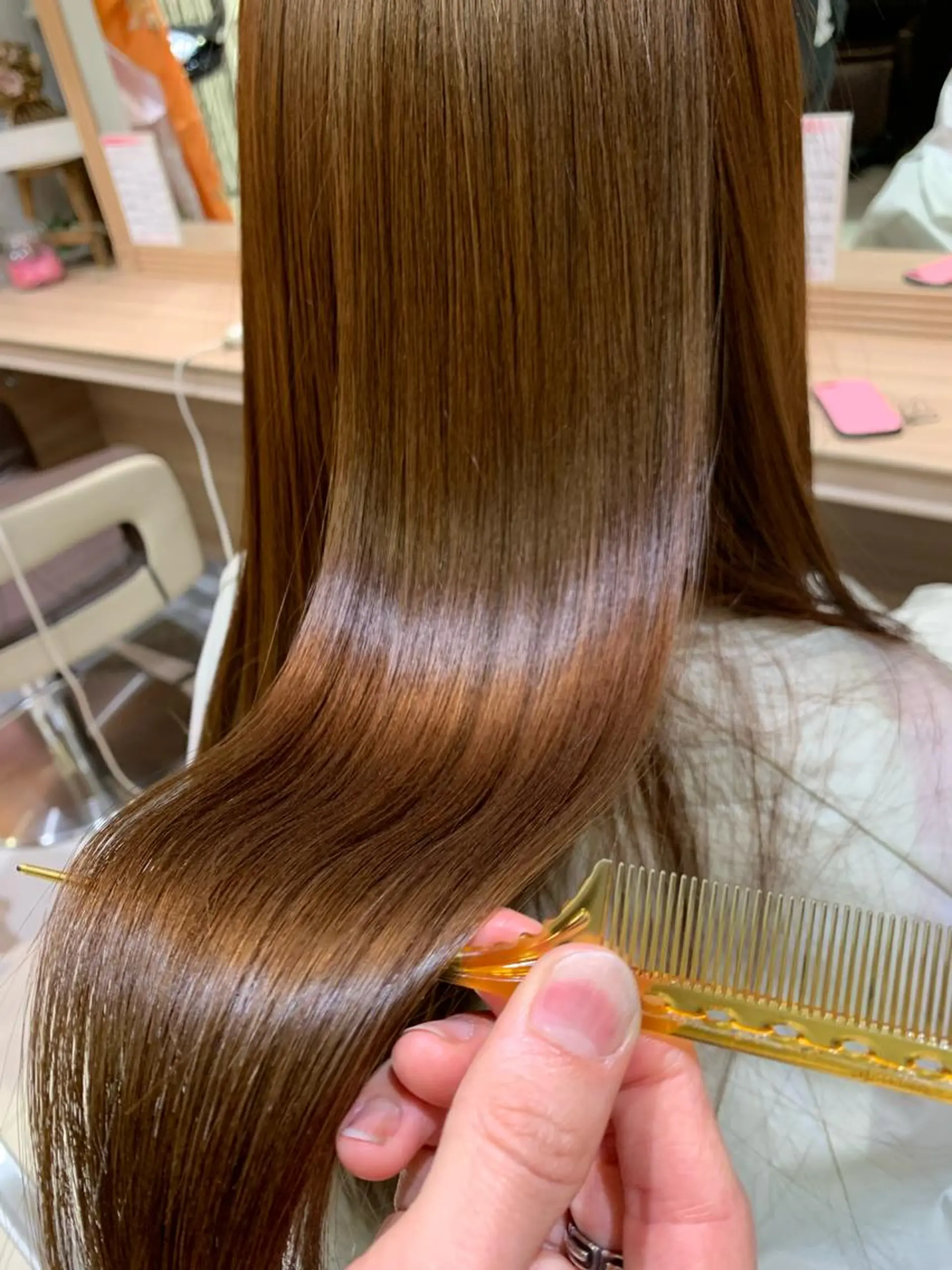 ロング カット トリートメント 髪質改善・ストレート ‪✂︎‬東 大珠✂︎のヘアスタイル