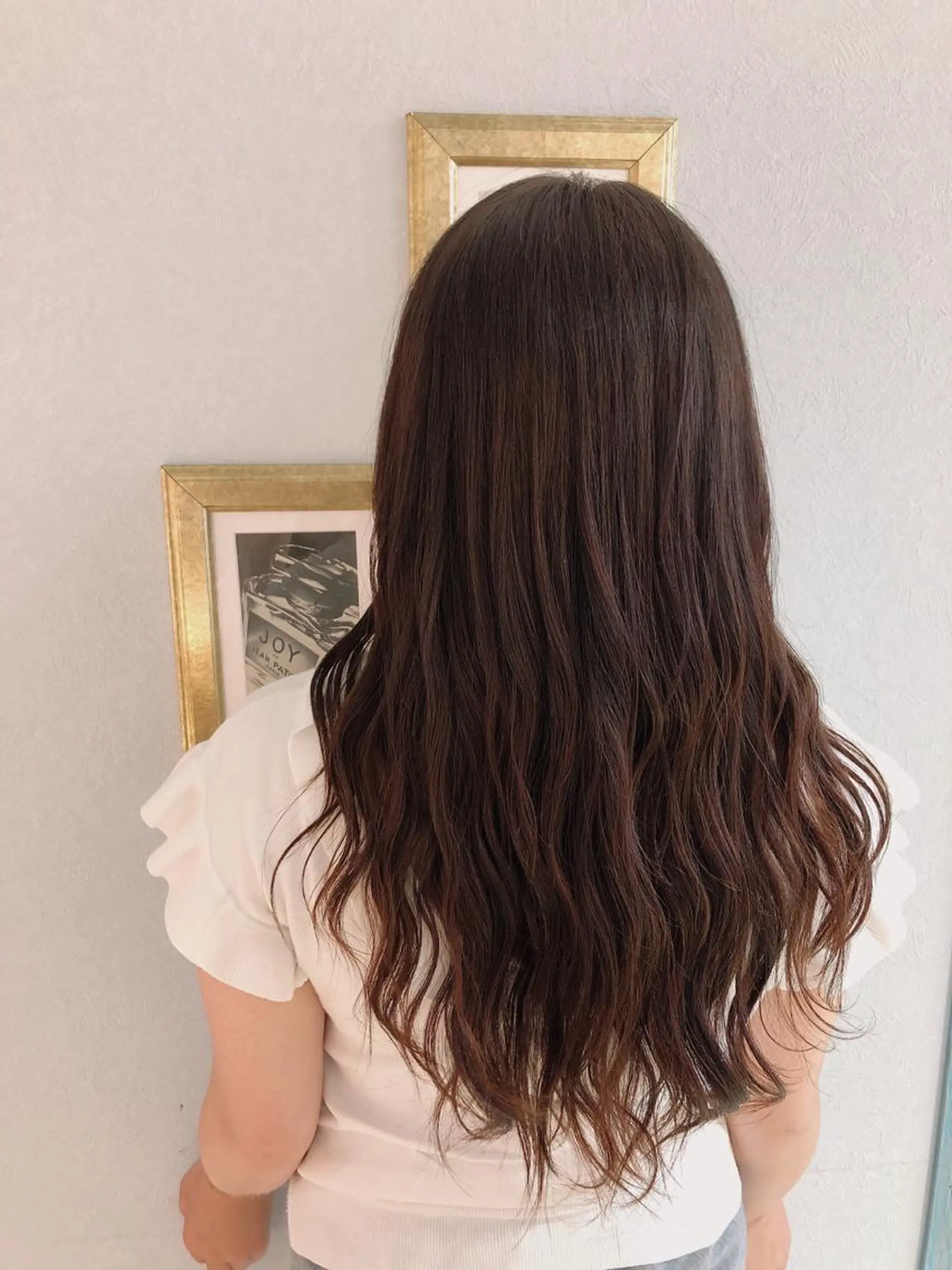 ロング カット ヘアカラー トリートメント 代表山口ひな 髪質改善のプロのヘアスタイル