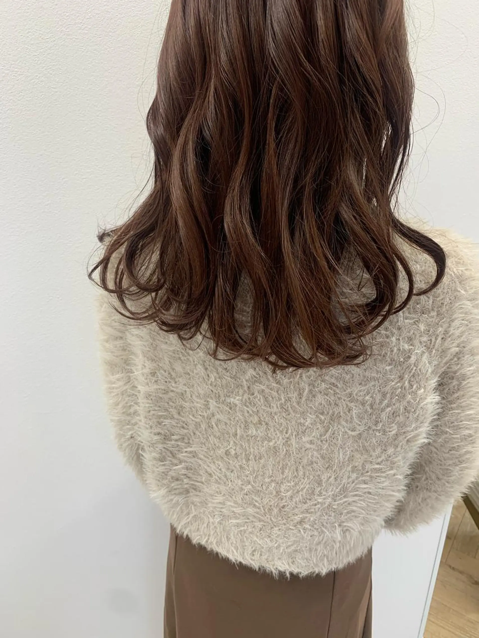 ミディアム カット ヘアカラー トリートメント 韓国/ヘアアレンジ/ 髪質改善/夏美のヘアスタイル