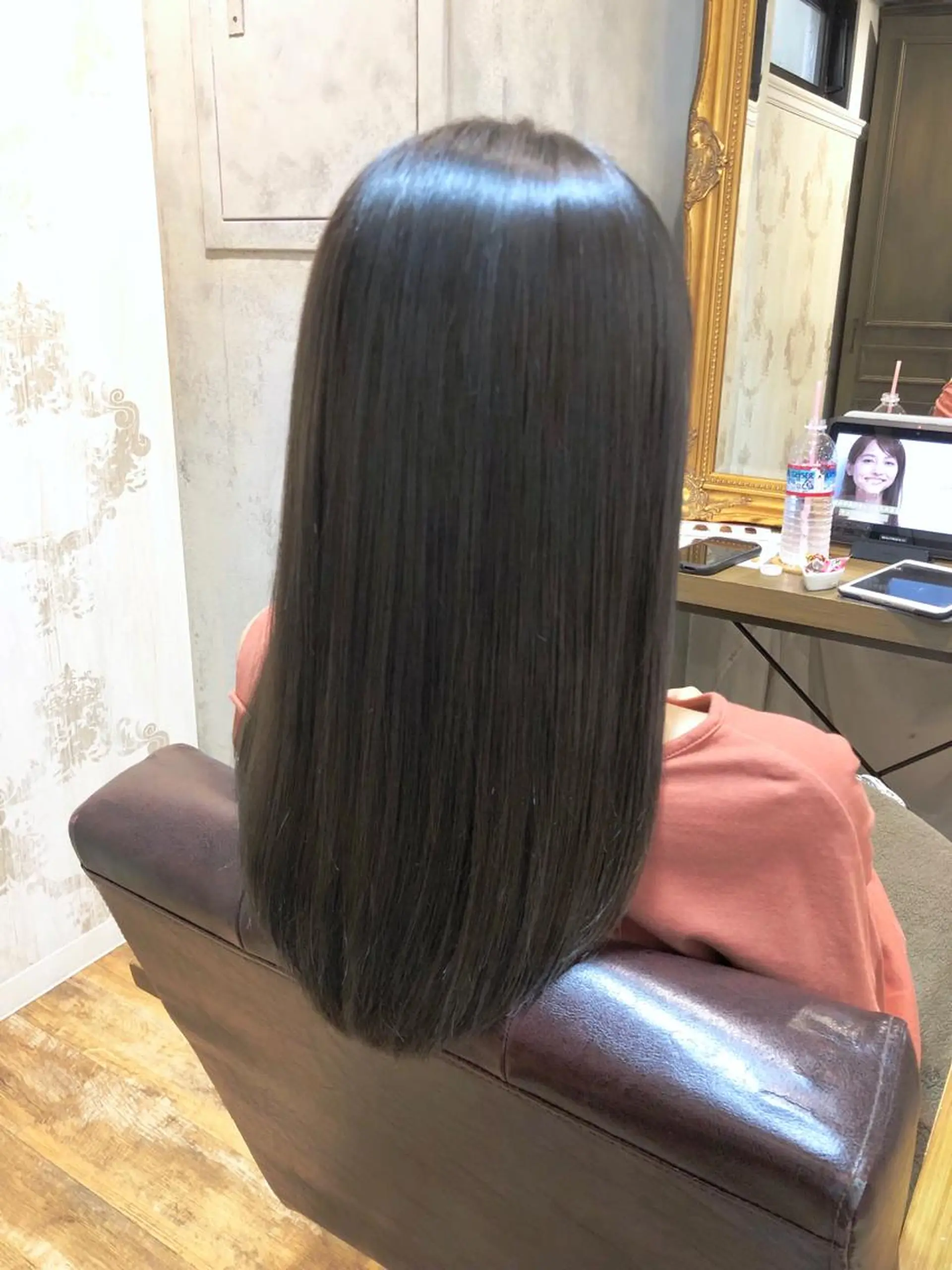 セミロング カラー 透明感カラー カット ヘアカラー トリートメント 髪質改善くすみカラー 🍀/石川大輔のヘアスタイル