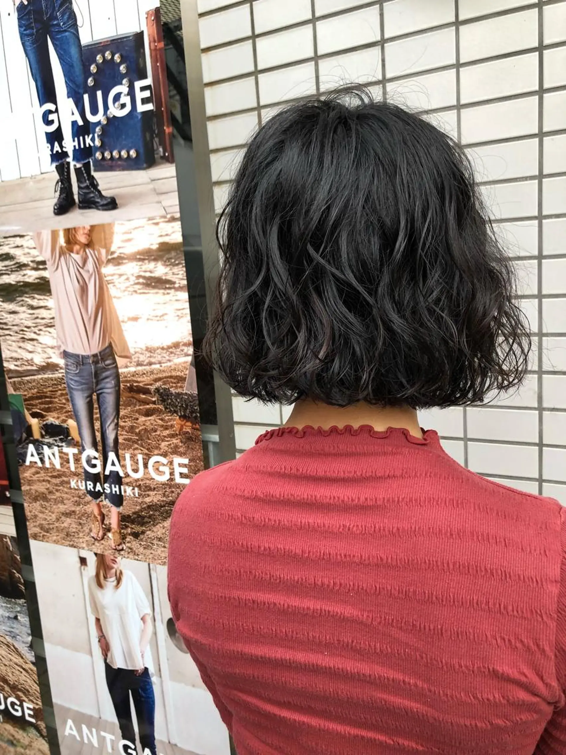 ミディアム パーマ THE DAY所属・AKI HASHIMOTOのヘアスタイル