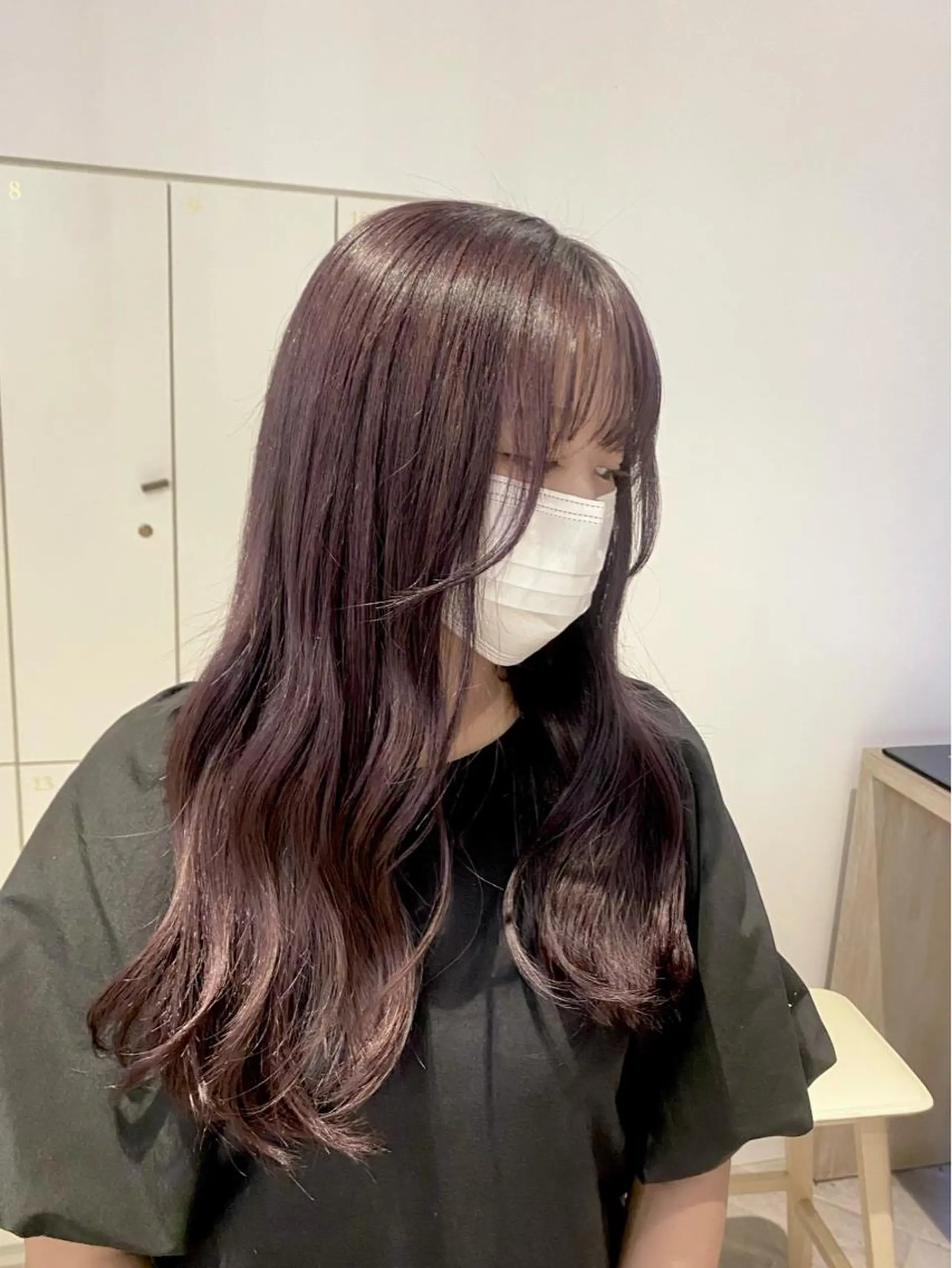 ロング ヘアカラー トリートメント motel所属・モデルや芸能人も通う ✨マンツーマンサロンのヘアスタイル
