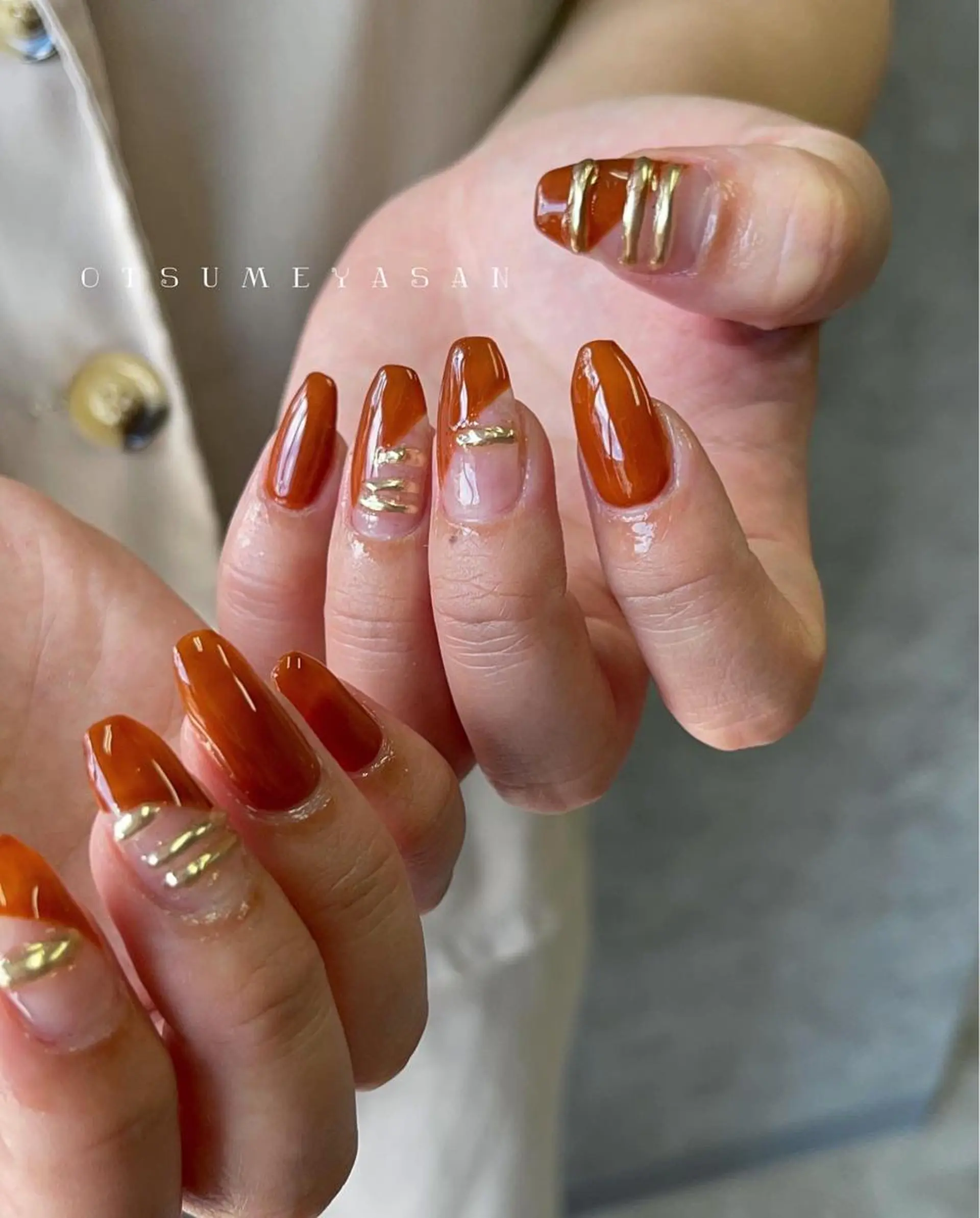 ネイル ジェルネイル 韓国ネイル ミラーネイル ニュアンスネイル ワンカラーネイル otsumeyasan所属・わたなべ ちかのネイルデザイン