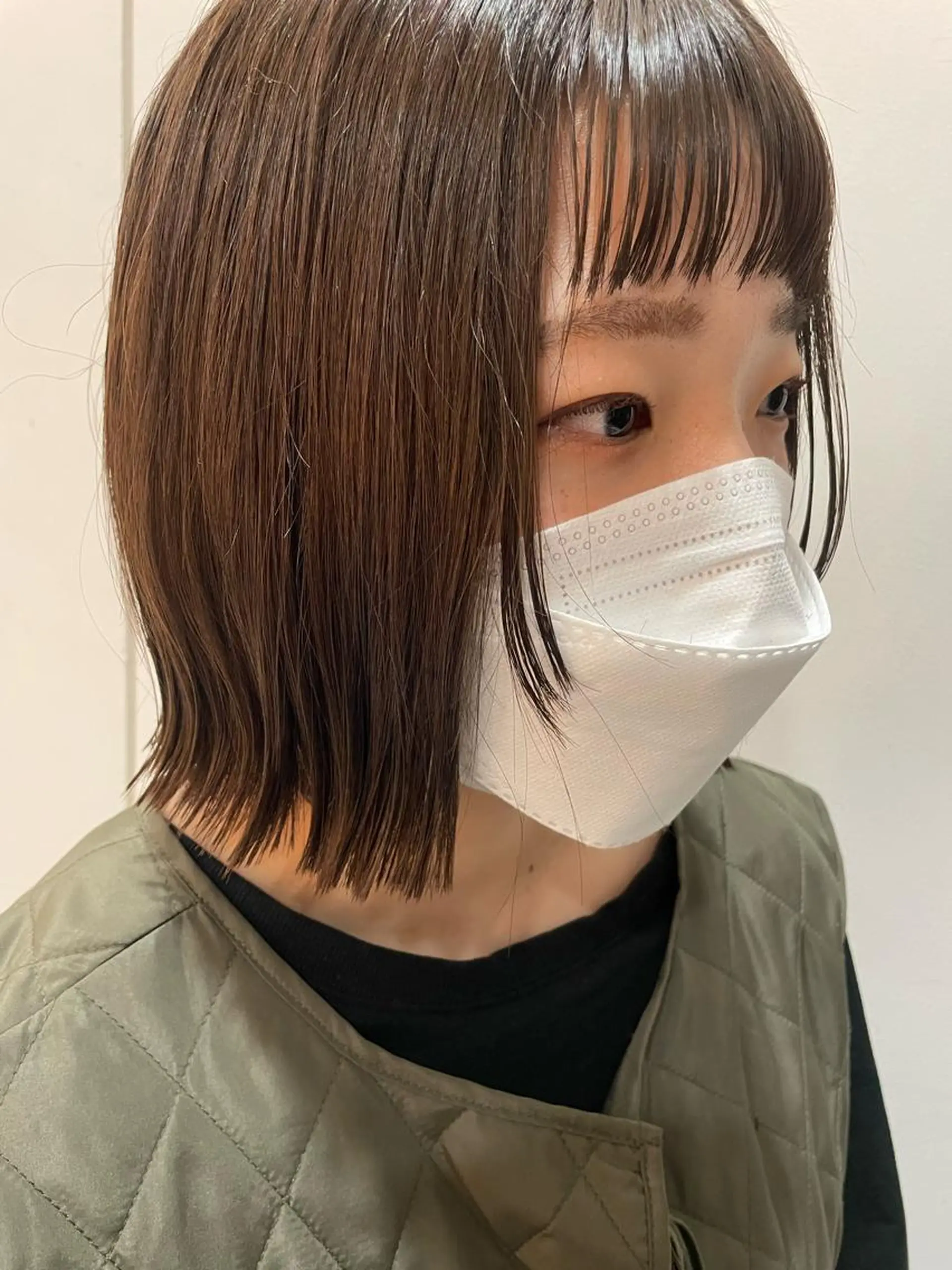 ショート 顔まわりレイヤー レイヤーカット mai .のヘアスタイル