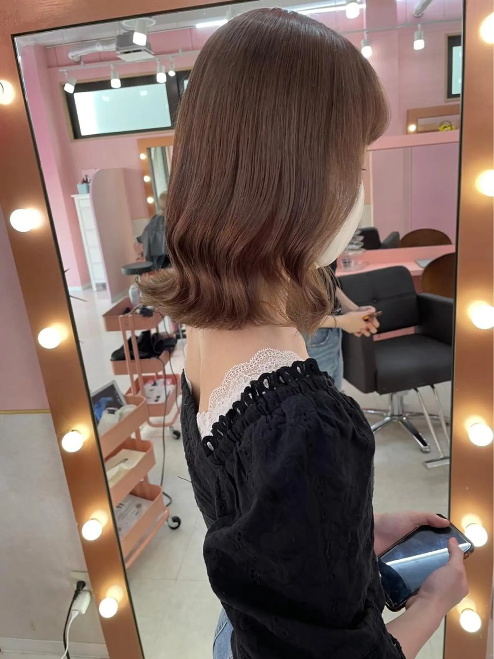 ミディアム カラー ヘアカラー トリートメント kotone🎀 似合わせカラーのヘアスタイル