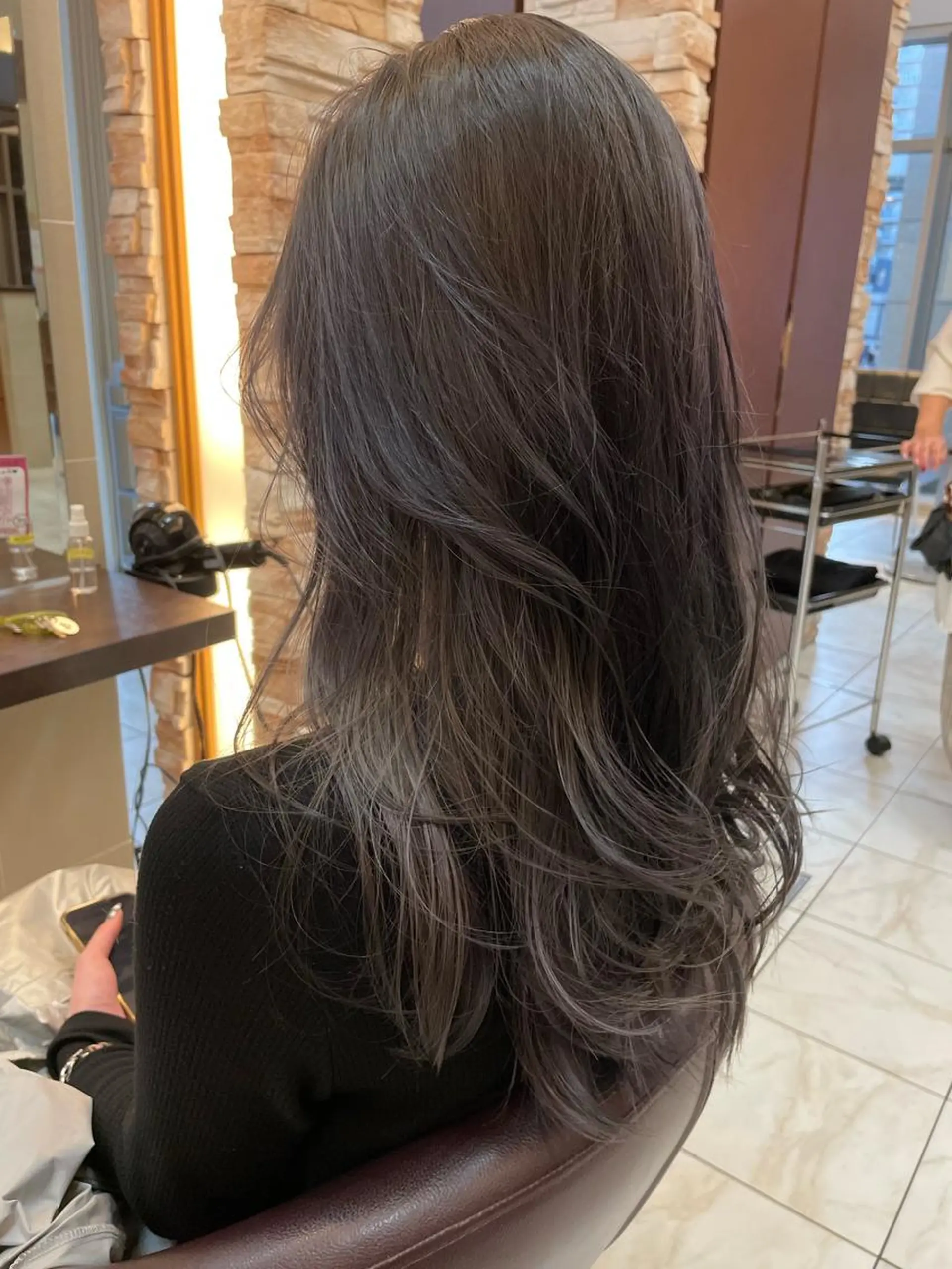 ロング ヘアカラー トリートメント ⭐️透け感カラー /齊藤容史⭐️のヘアスタイル