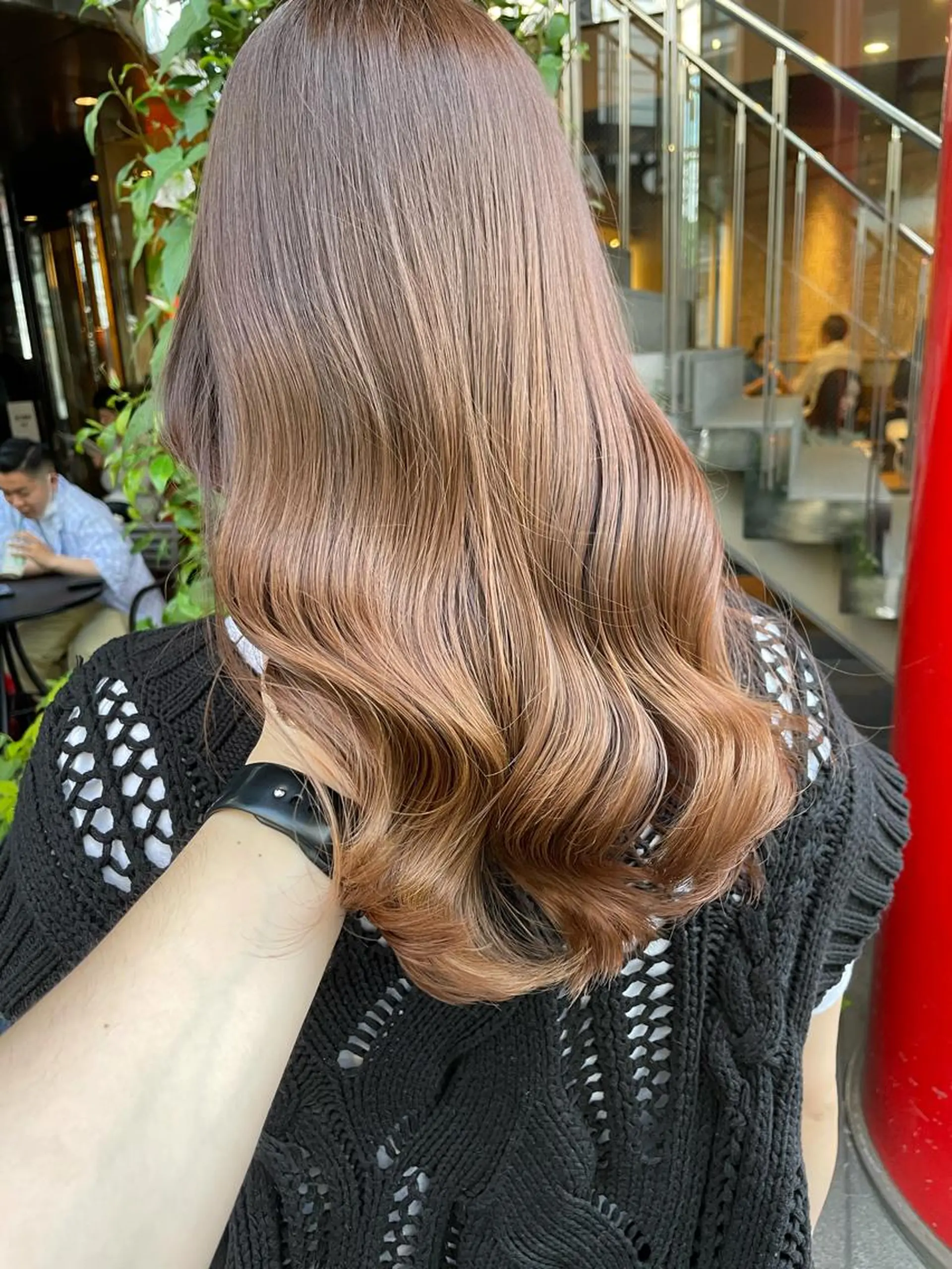 カラー ブラウンカラー 原田 大希のヘアスタイル