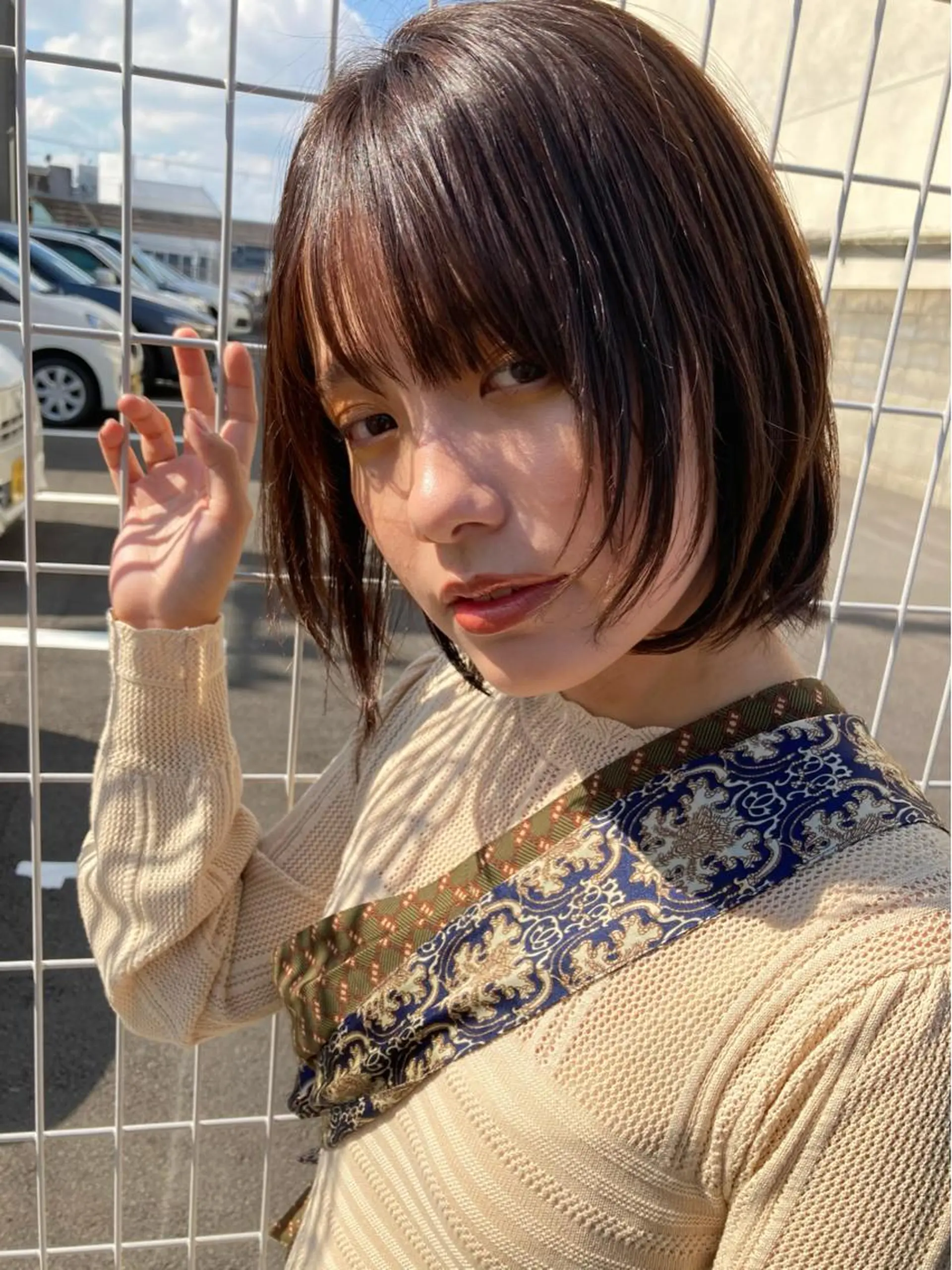 ショート カラー カット トリートメント 田中 あかねのヘアスタイル
