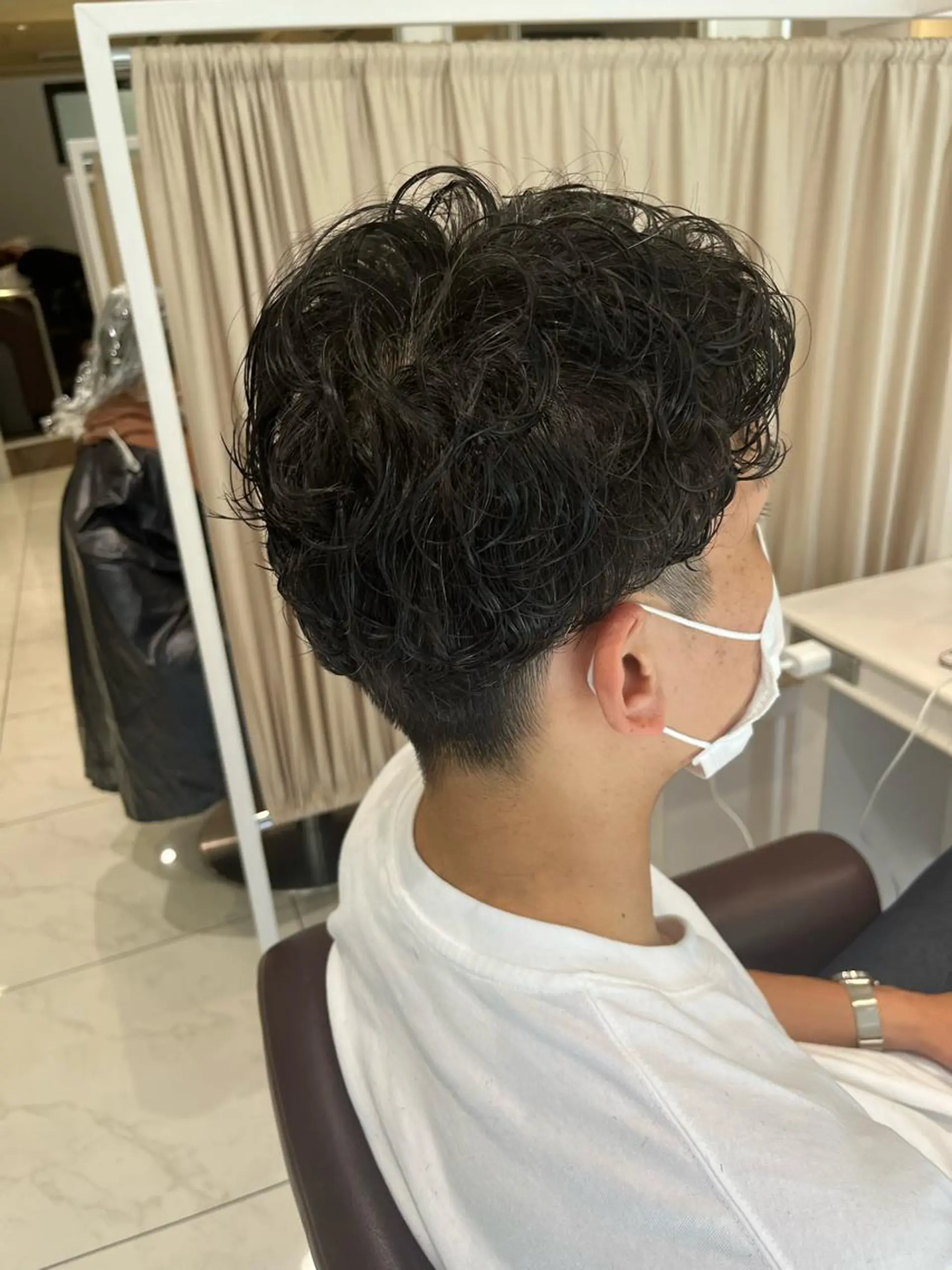 パーマ メンズ カット パーマ 🍊オオノ リホ🍑のヘアスタイル