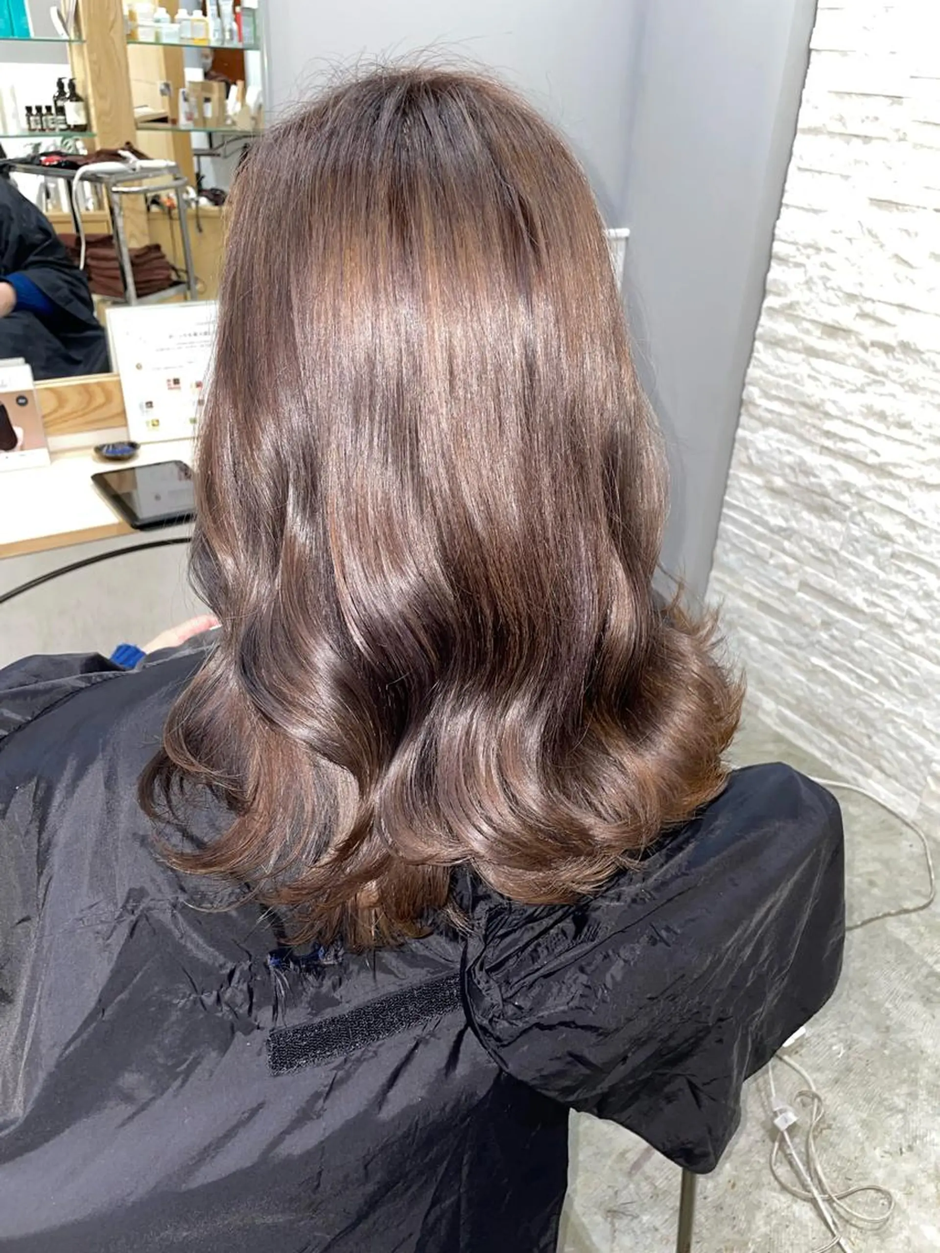 セミロング カラー ヘアカラー miloc那覇 MIKUのヘアスタイル