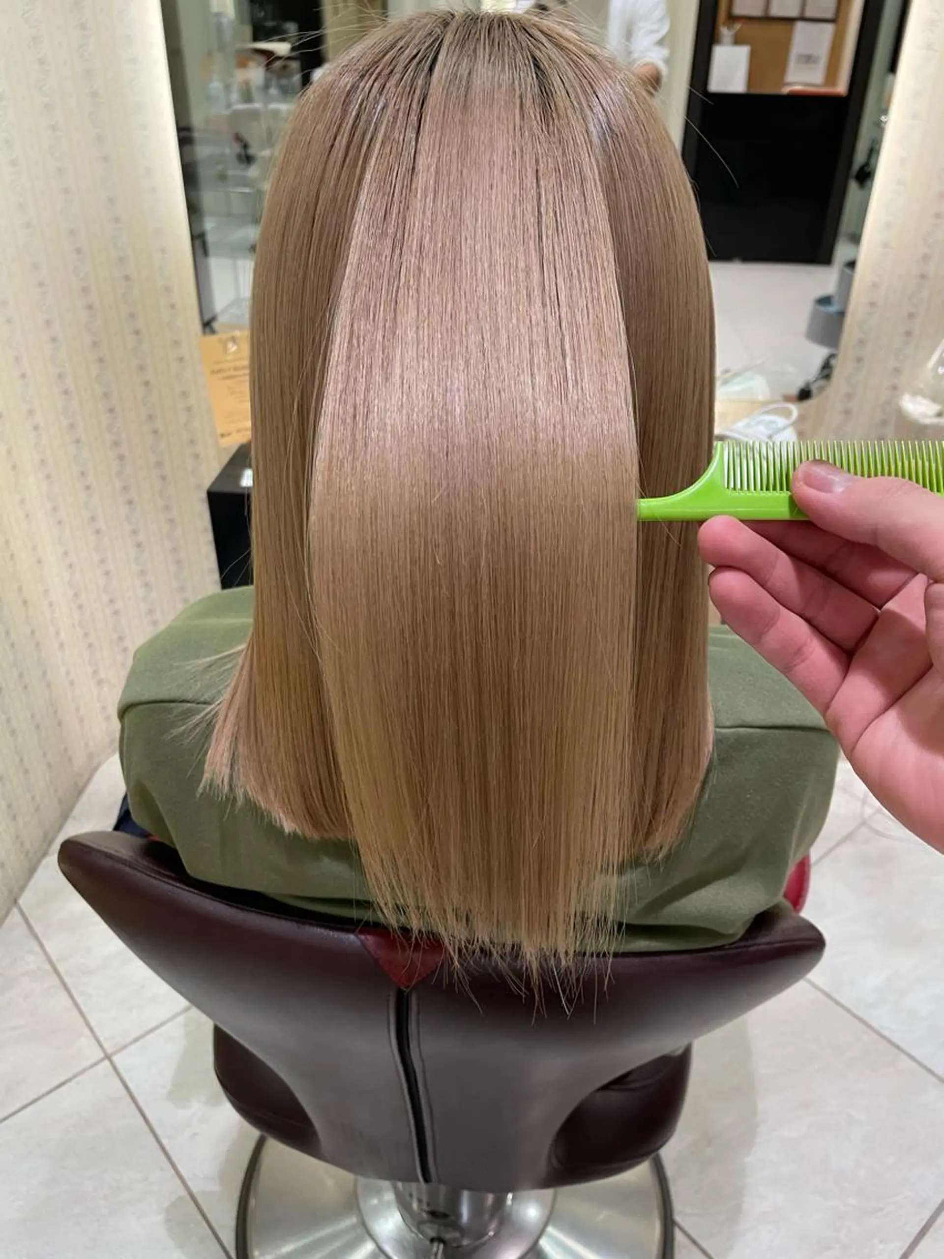 ミディアム トリートメント 長屋 裕大のヘアスタイル