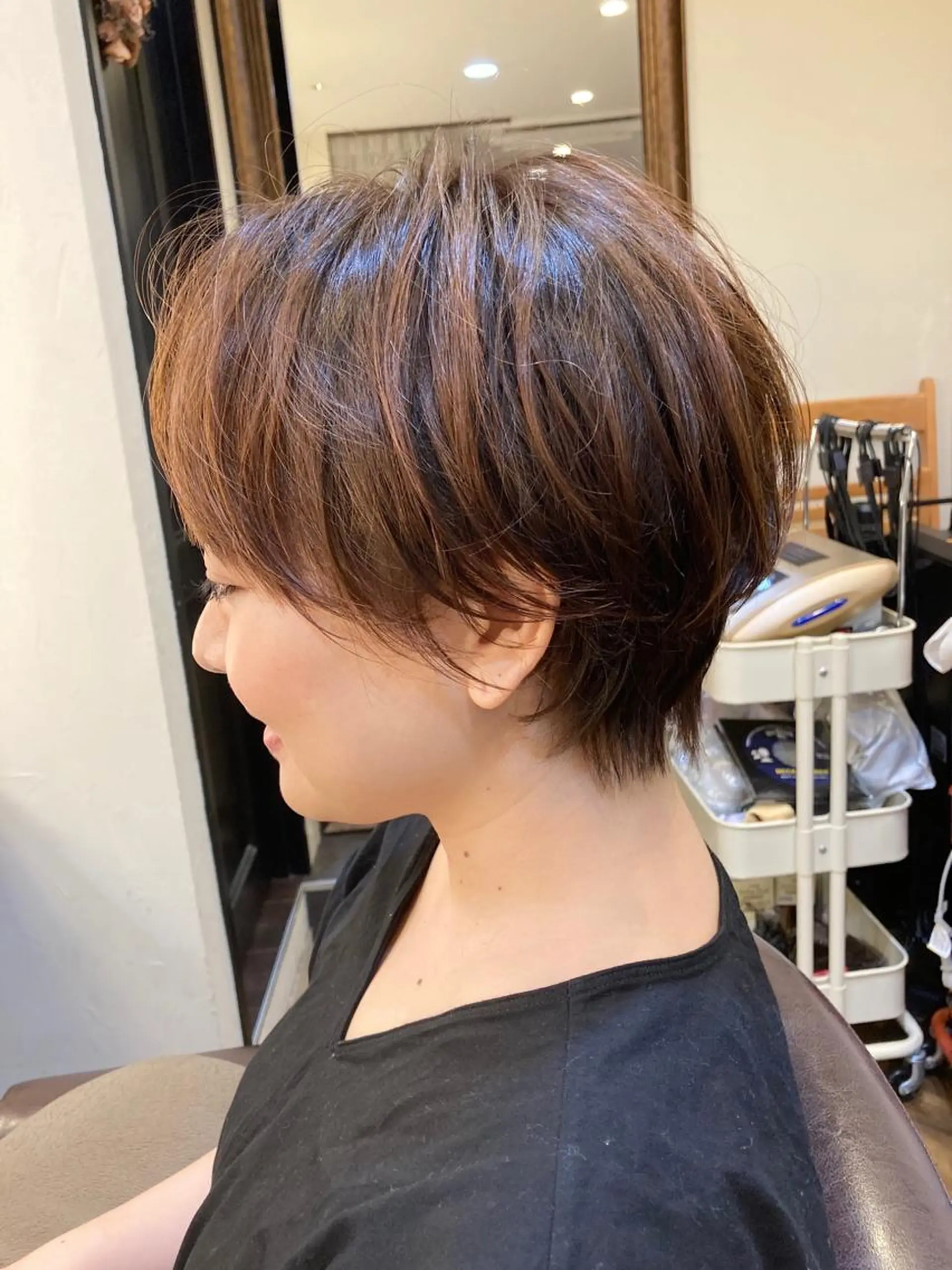 ショート 顔周りカット 似合わせカット 小顔カット Re-Bell所属・中江 翔のヘアスタイル