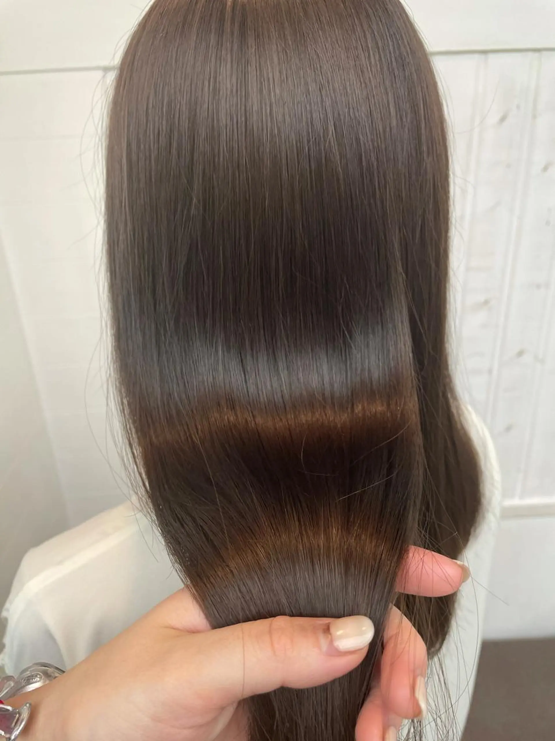 ロング カラー カット 縮毛矯正 トリートメント ヘアセット 前髪顔周り✂️店長 ❤️アマミヤ❤️のヘアスタイル