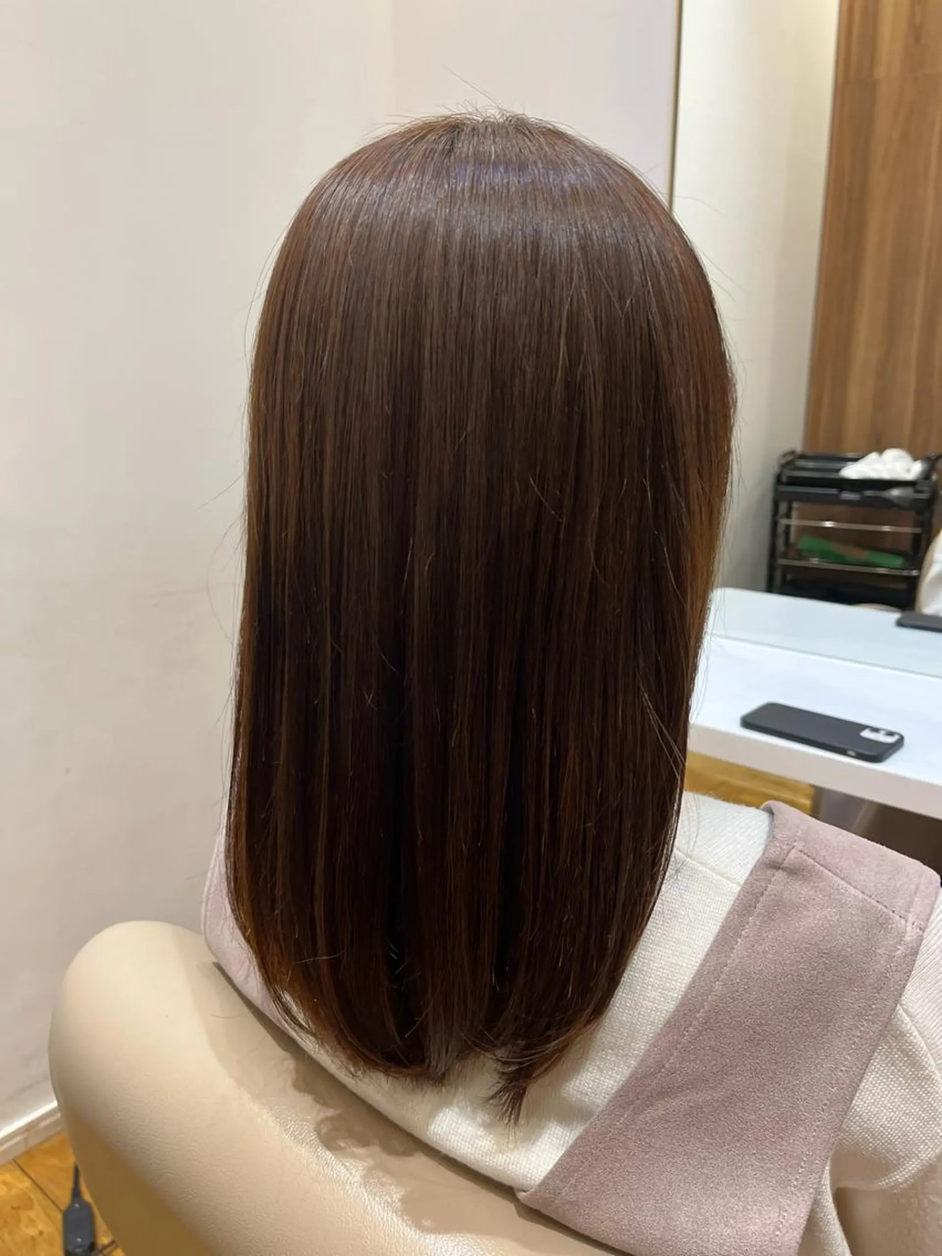 セミロング パーマ 門崎未依/レイヤー/ メンズカット🪿のヘアスタイル