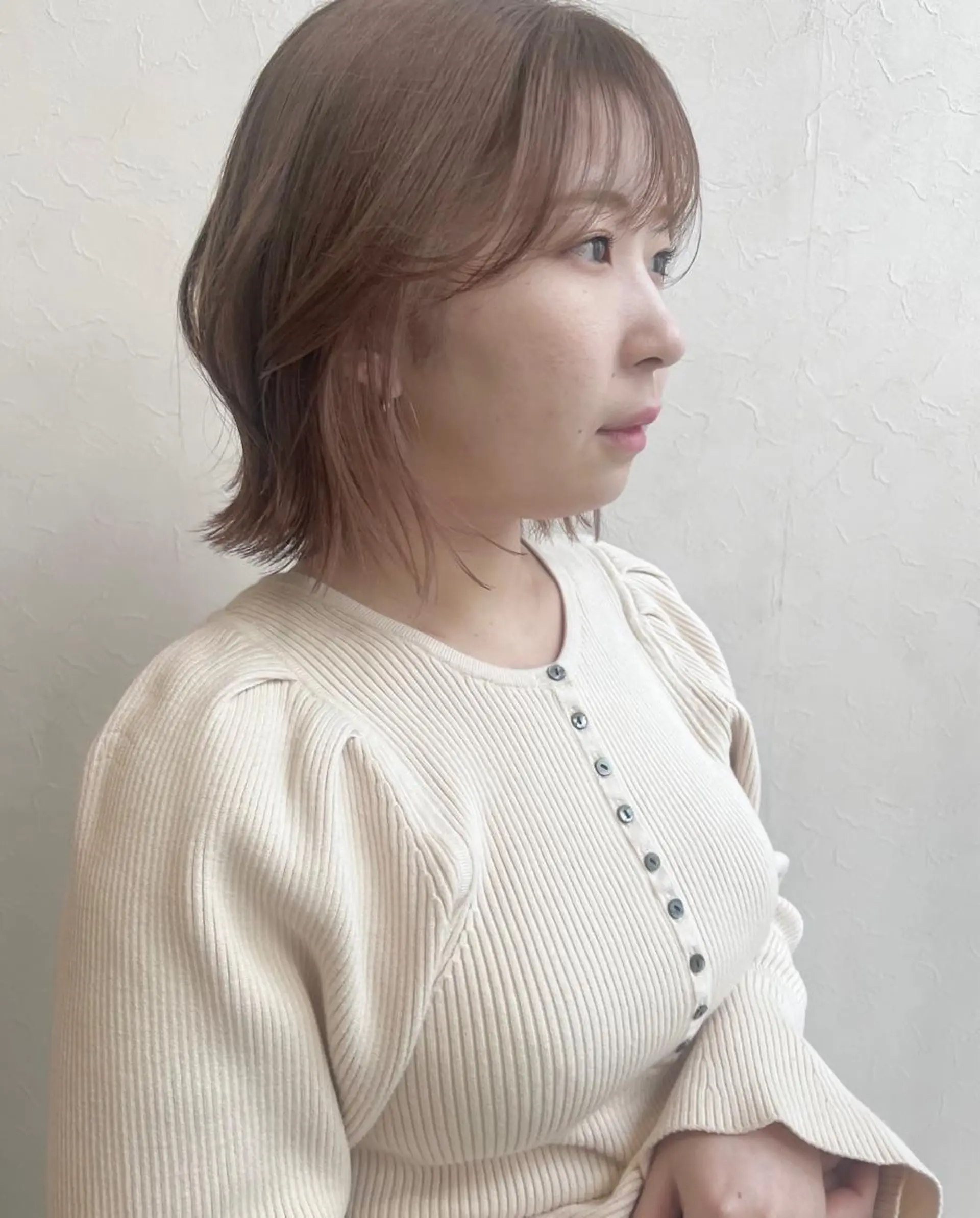 ミディアム カラー nakahara madokaのヘアスタイル