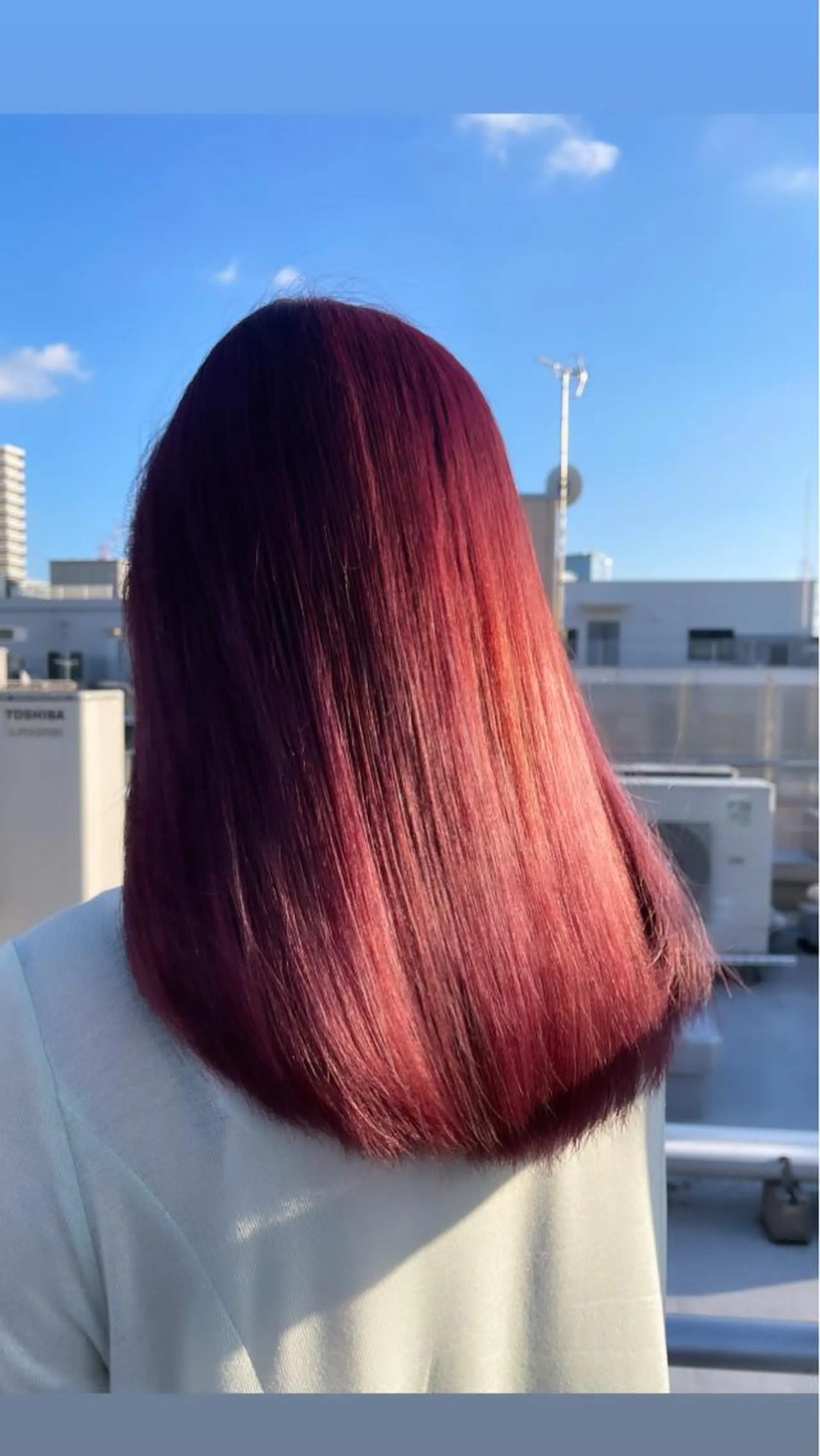 ロング カラー ヘアカラー トリートメント ヘアセット モテ髪提案します💕 髪質改善宗一郎のヘアスタイル