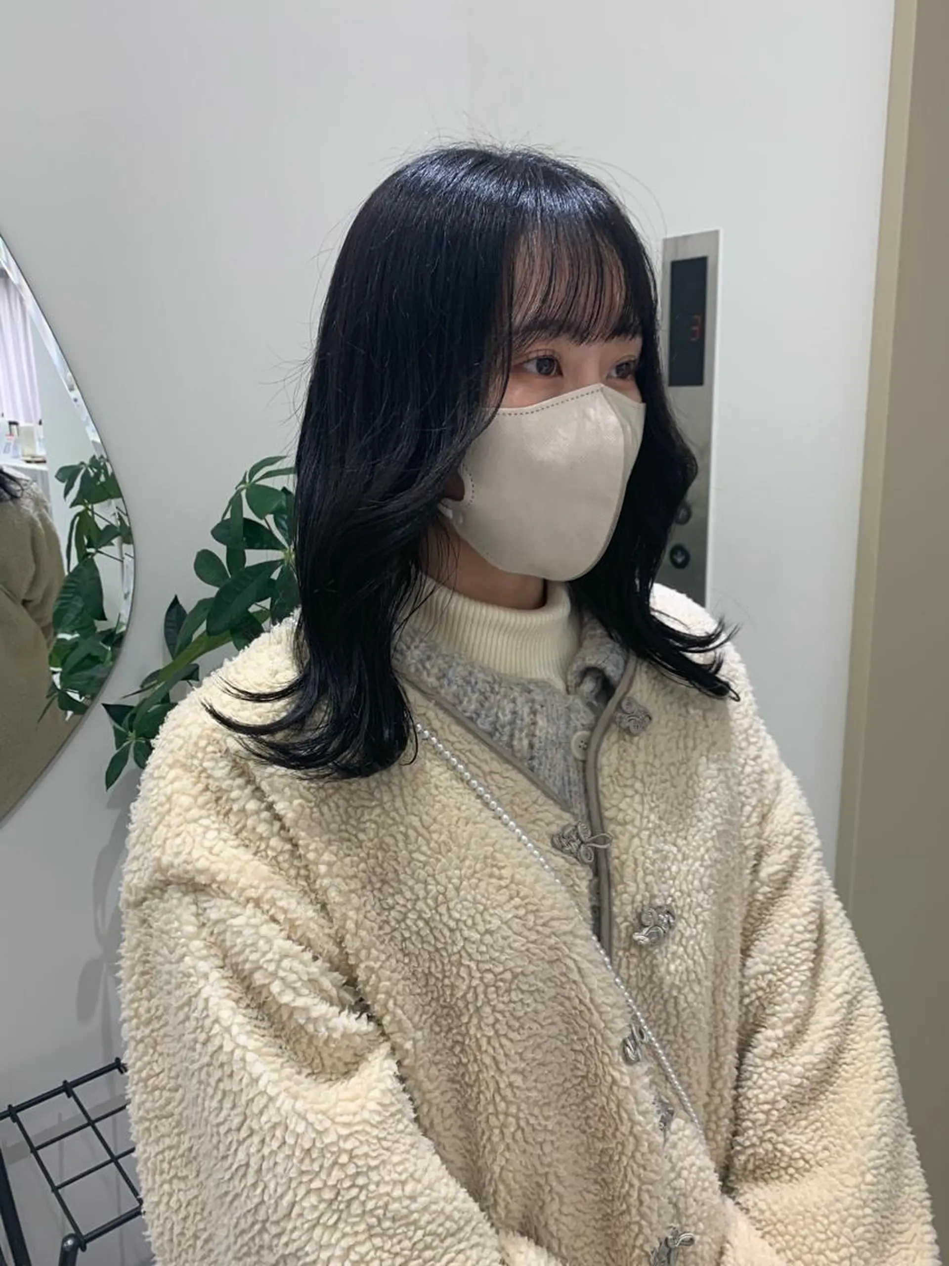 セミロング カラー 韓国ヘア🇰🇷/ 顔周り/松田光里のヘアスタイル