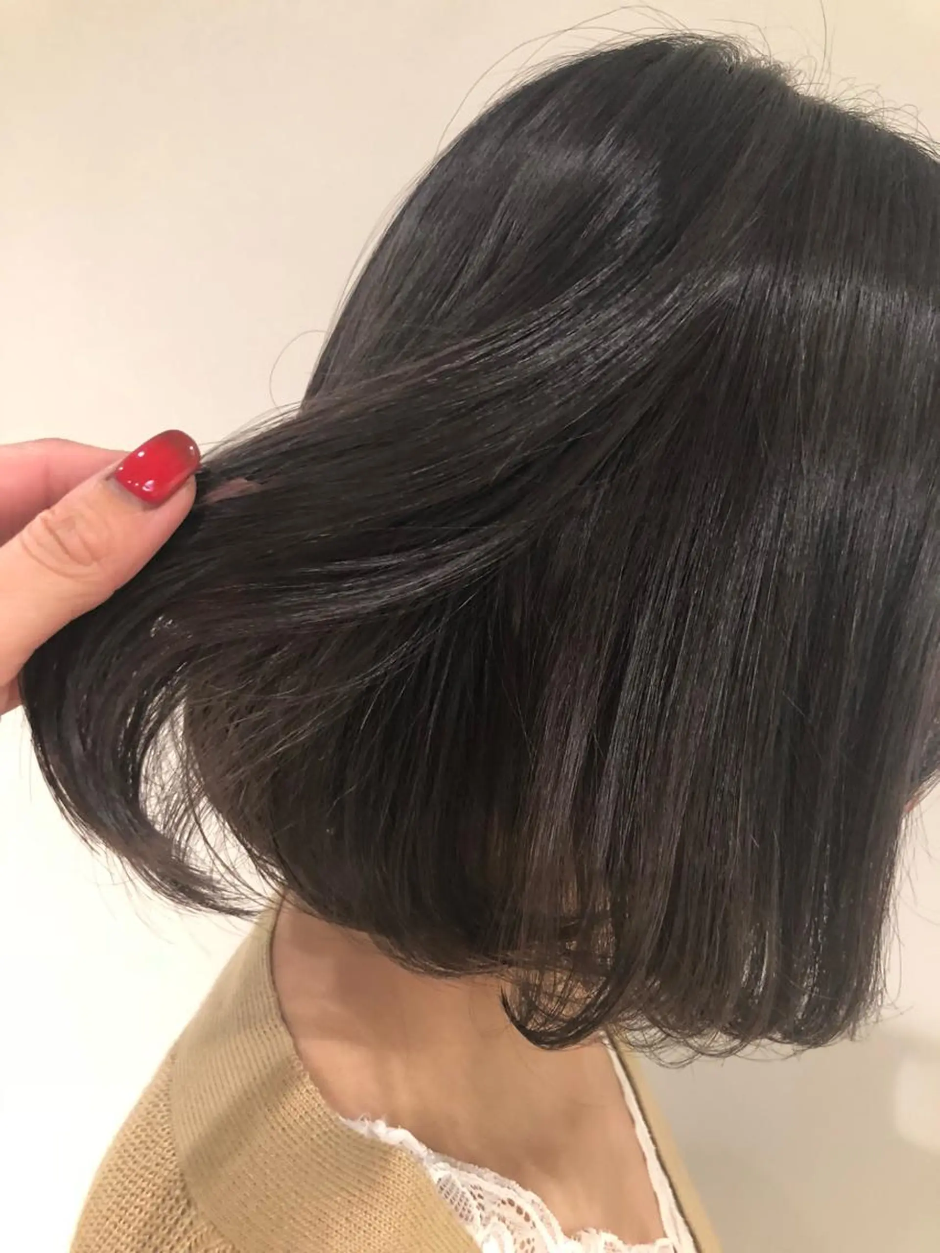 ショート カラー ネイビーカラー パープルカラー scene.池袋所属・scene. haraのヘアスタイル