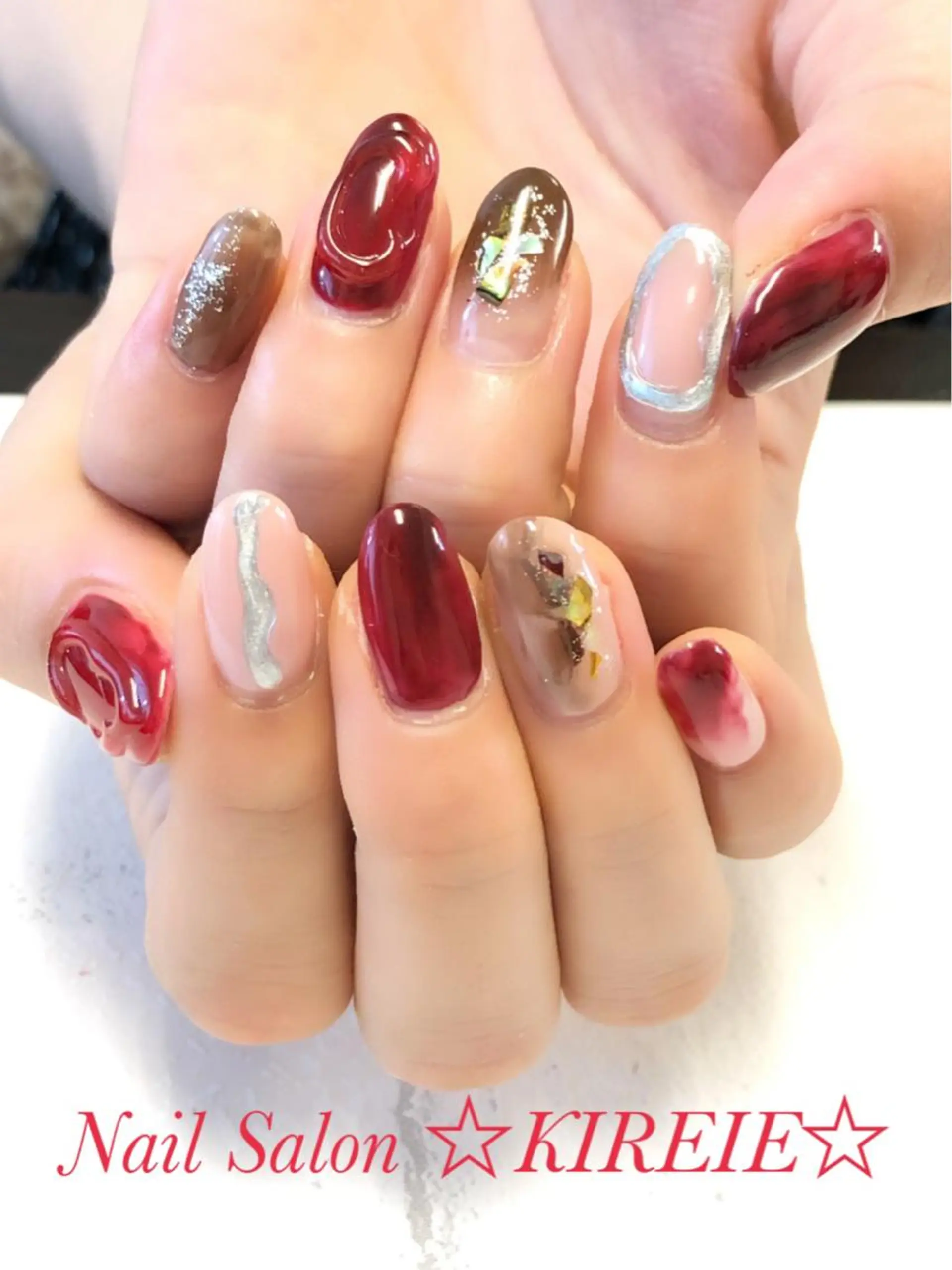 ネイル ジェルネイル ニュアンスネイル KIREIE NAILSのネイルデザイン