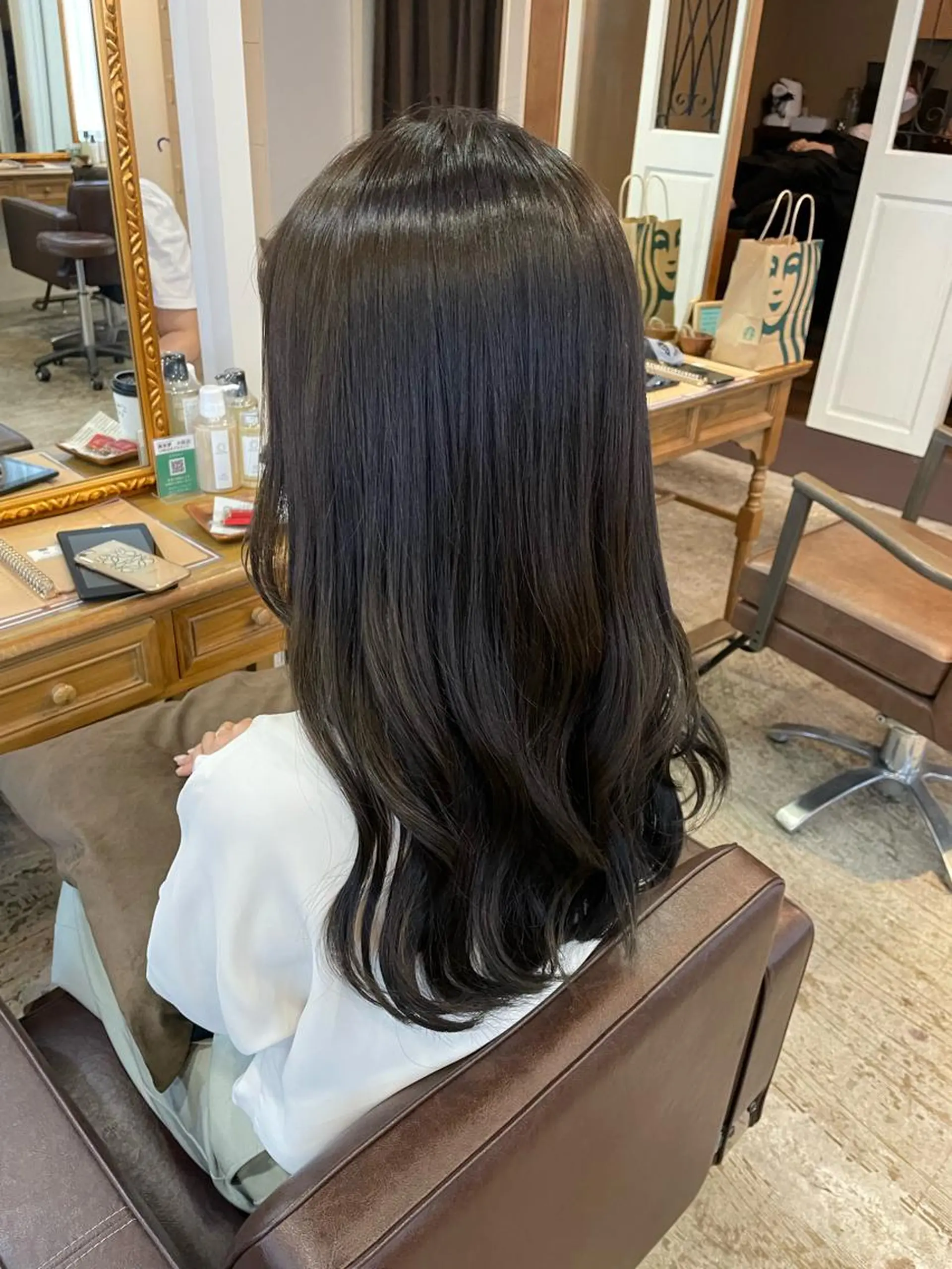 ロング カラー カット ヘアカラー トリートメント 青山 早希🐾のヘアスタイル