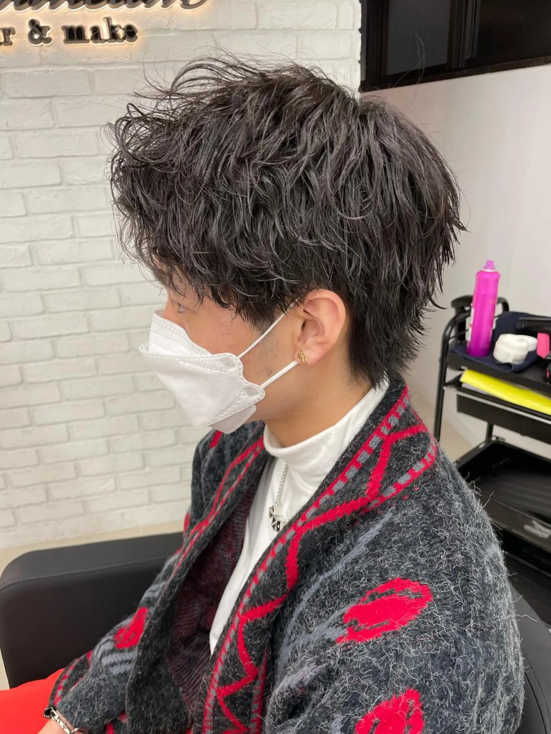 ショート パーマ ヘアアレンジ メンズ 🔥メンズ特化🔥 木村 祐太のヘアスタイル