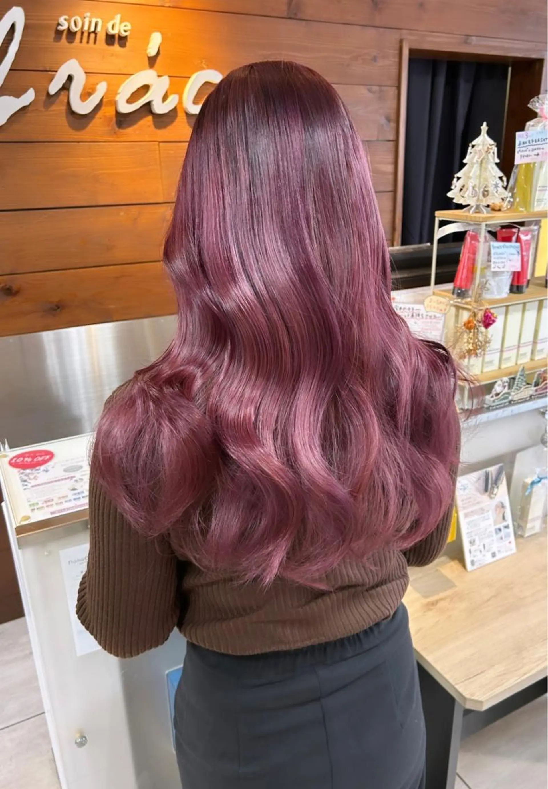 ロング カット ヘアカラー トリートメント 🫧艶髪カラー🫧 森本くるみのヘアスタイル
