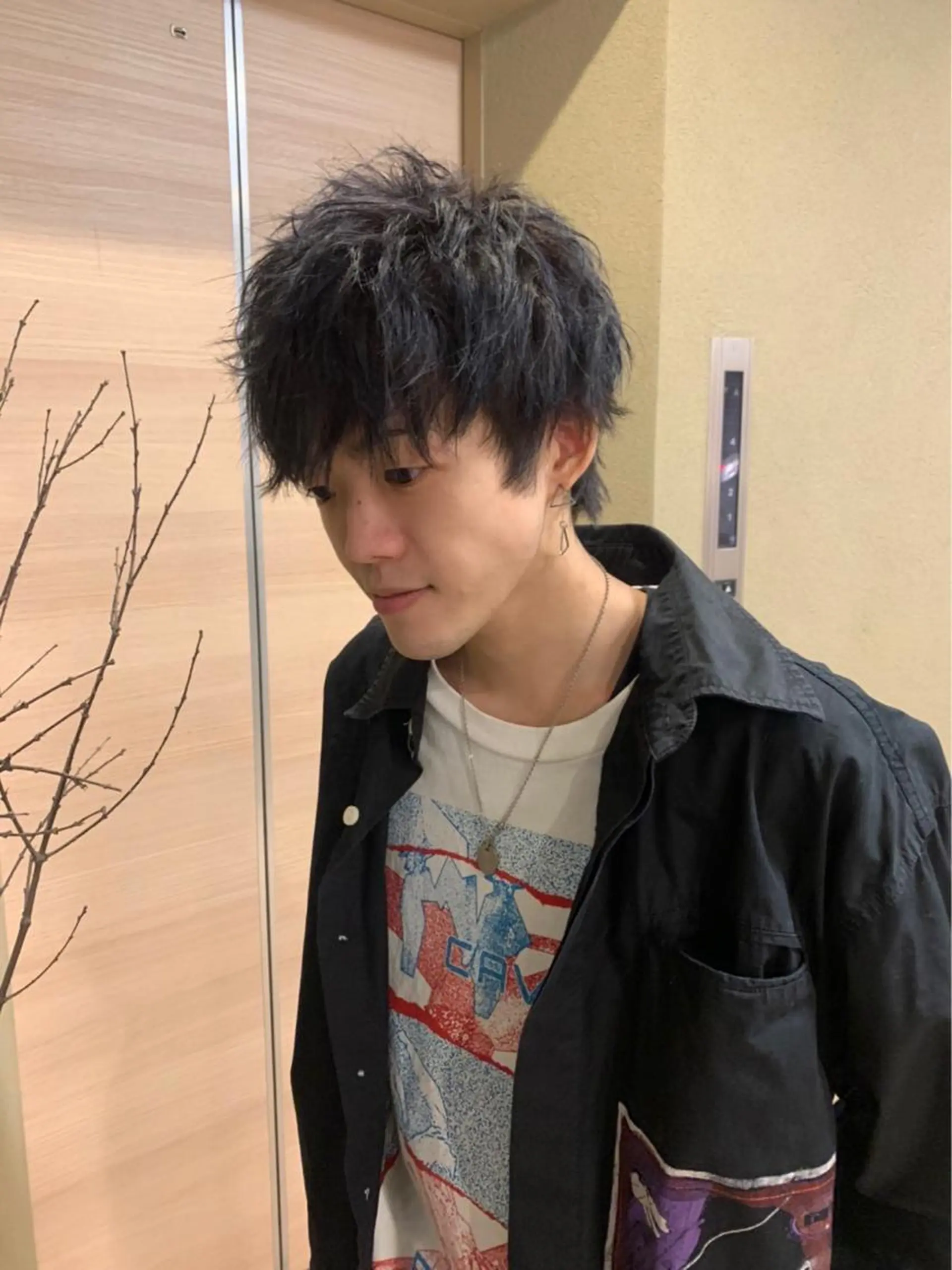 ショート カラー ヘアアレンジ メンズ 坂尻 嘉珠也のヘアスタイル