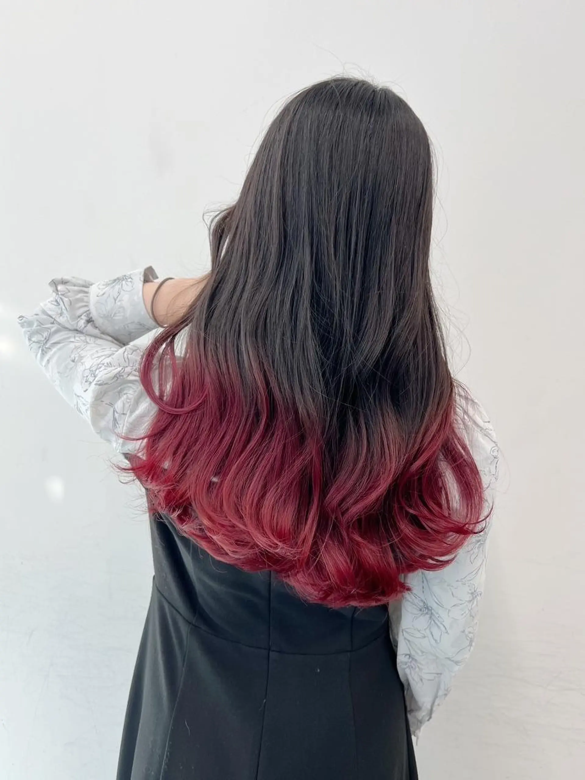 カラー アディクシーカラー アッシュ ブルーカラー ダークアッシュ グレージュ 【公式】amble luxe 中野のヘアスタイル