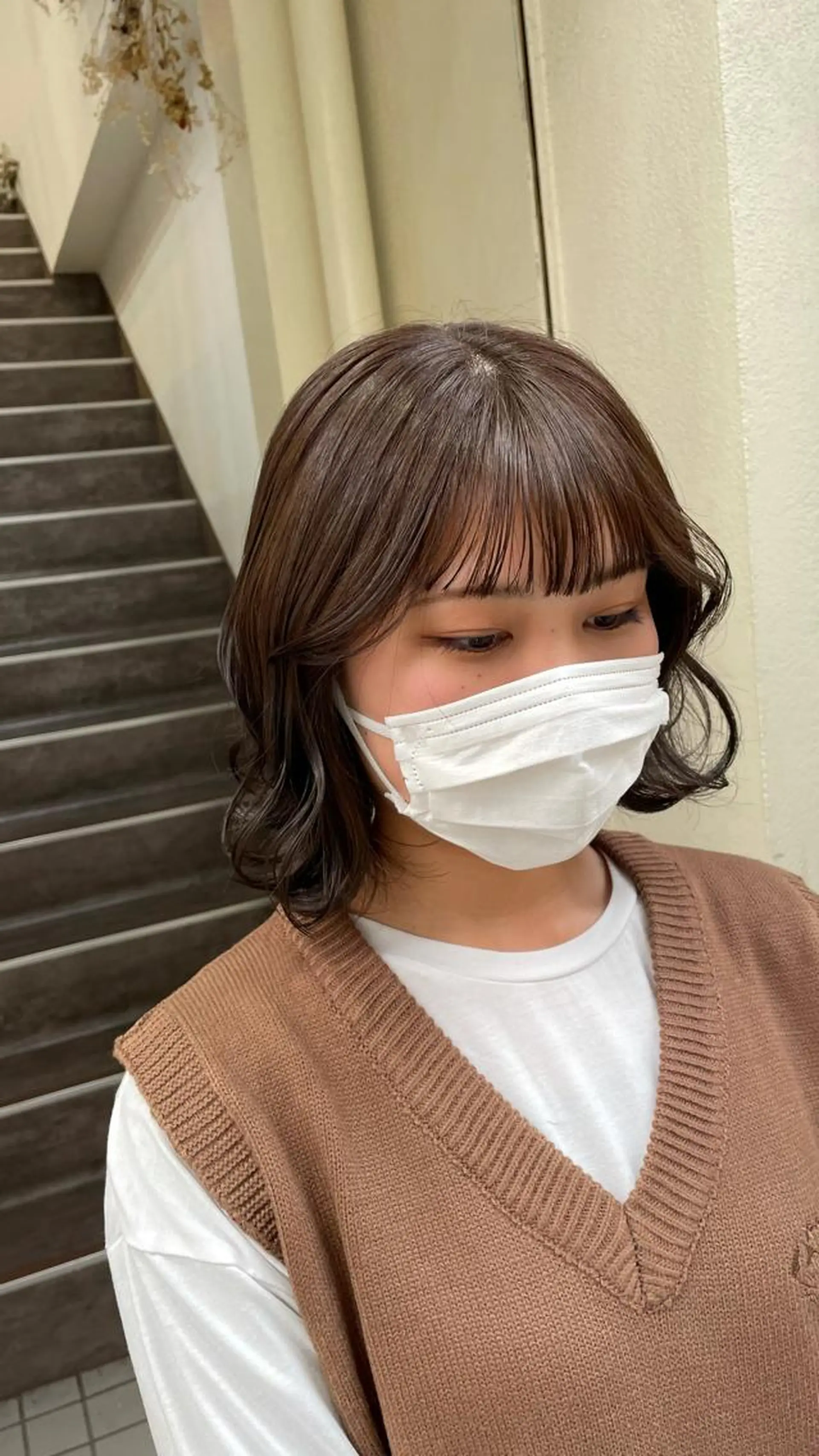 ミディアム 赤味消しcolor 🥣♡Ayaのヘアスタイル